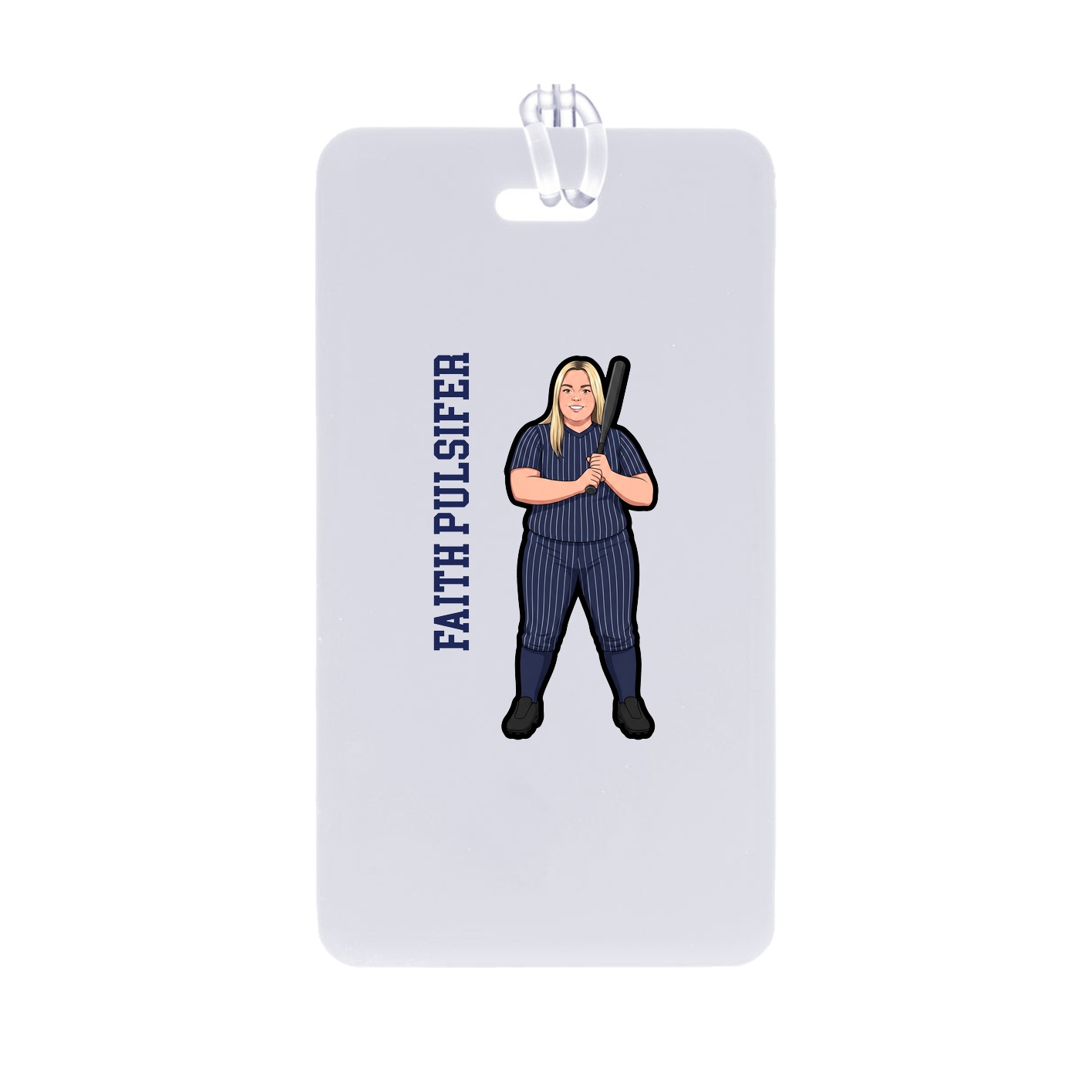 Bag Tag — Name Vertical in Classic