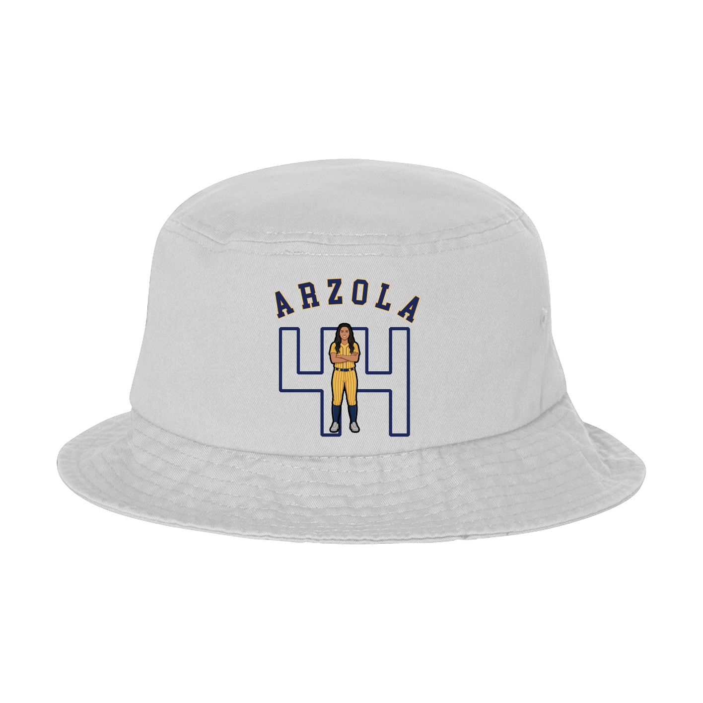 Bucket Cap — Shirsey Arch in White