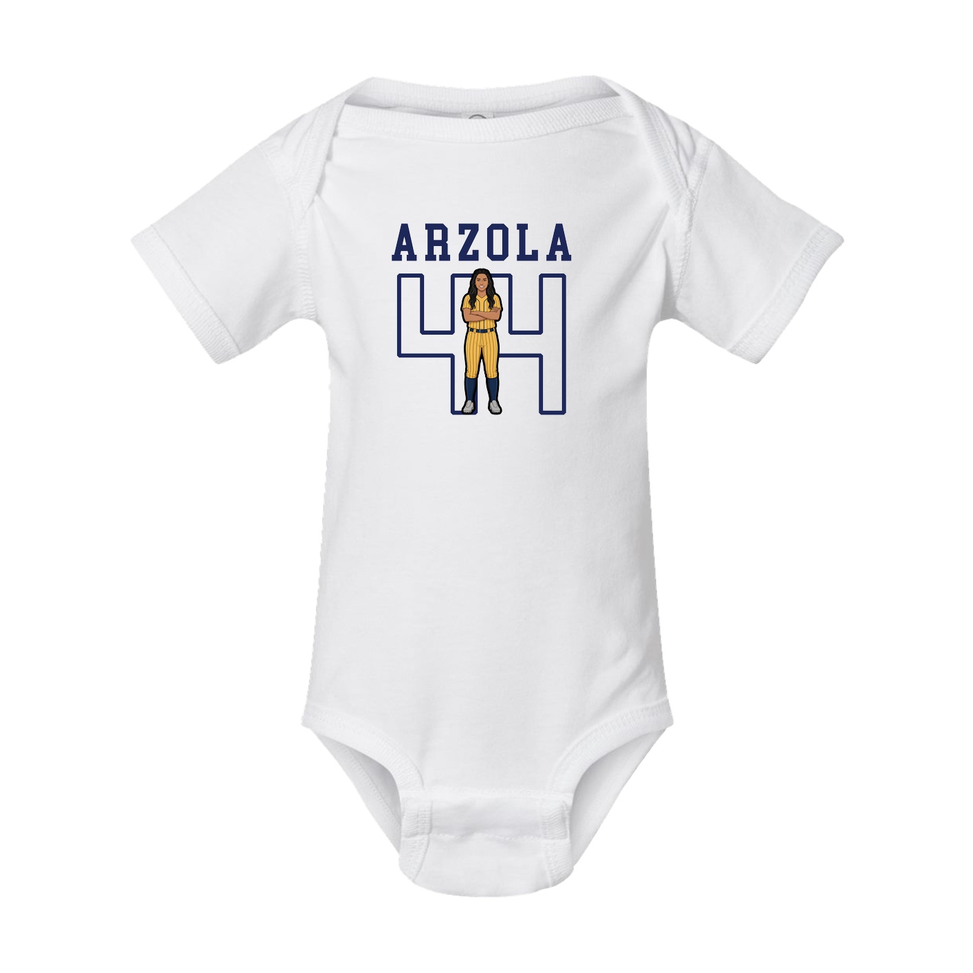 Baby Onesie — Shirsey in White