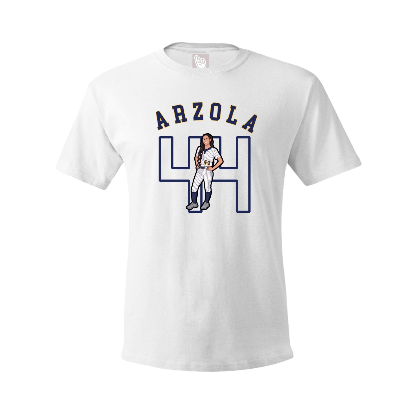 Youth Tee — Shirsey Arch in White