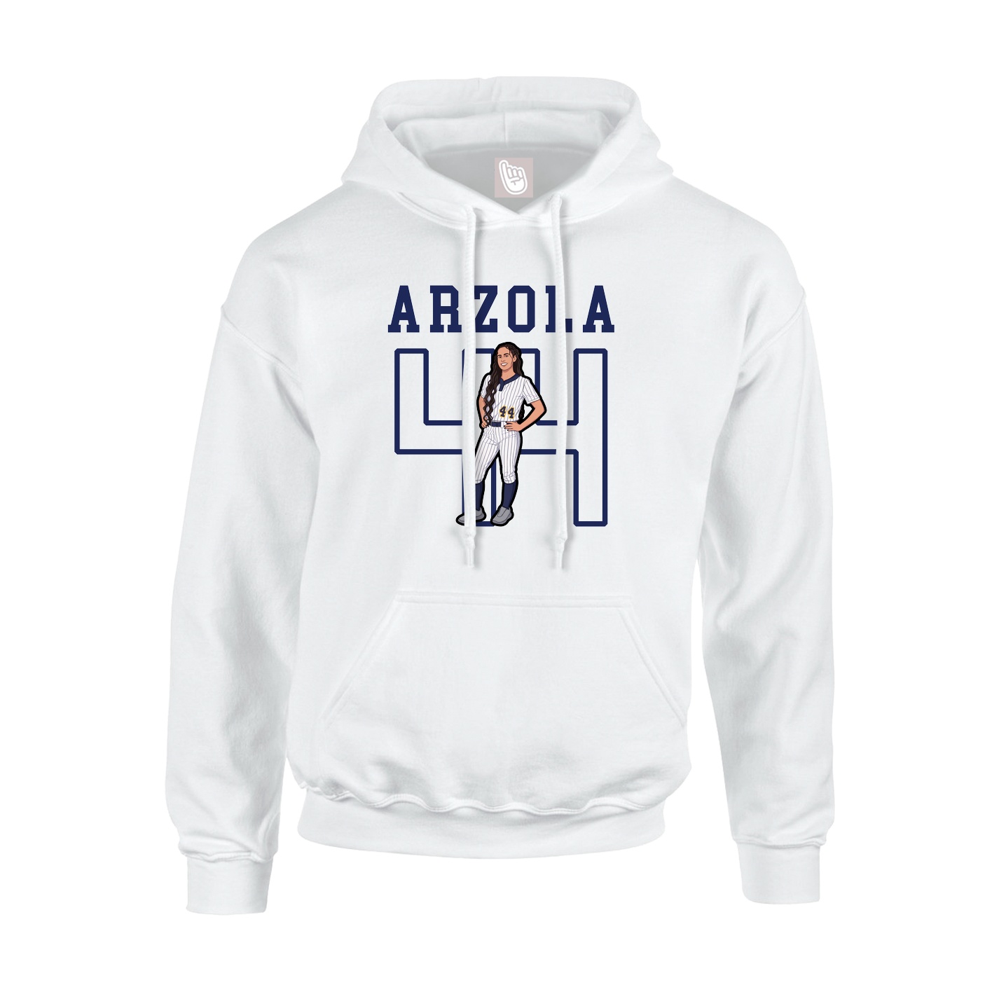Youth Hoodie — Shirsey in White