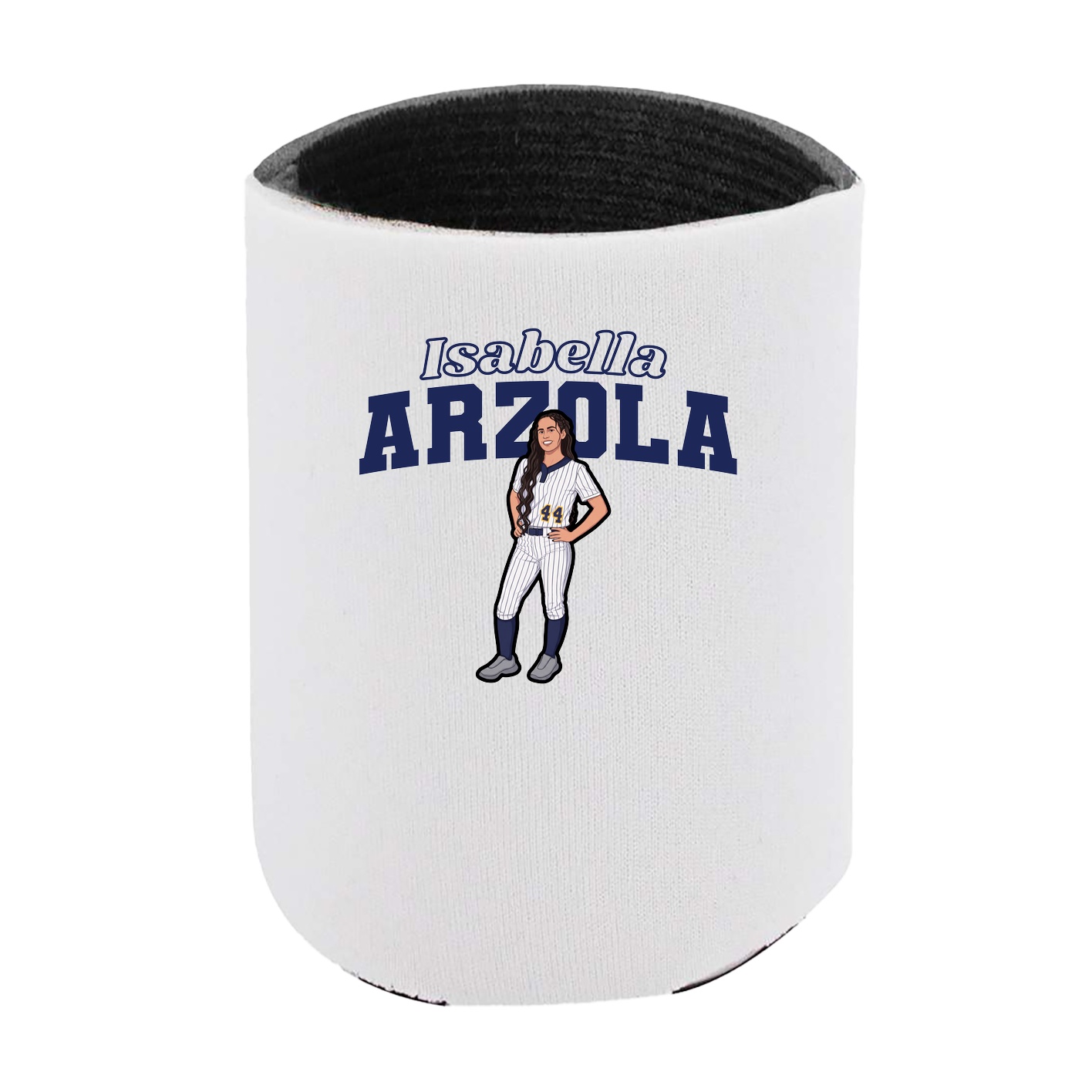 Can Holder — Name Arch in White