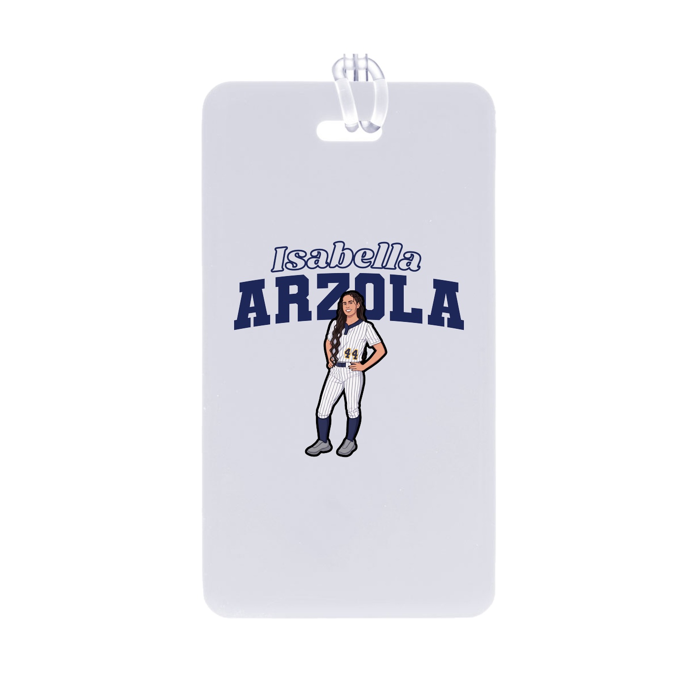 Bag Tag — Name Arch in Classic