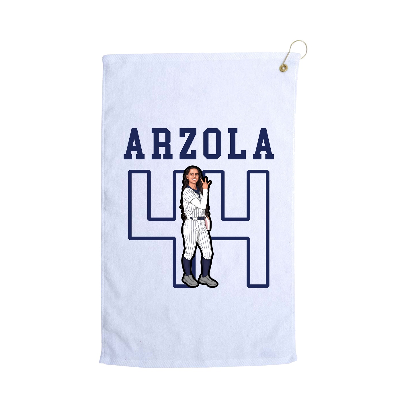 Golf Towel — Shirsey in White