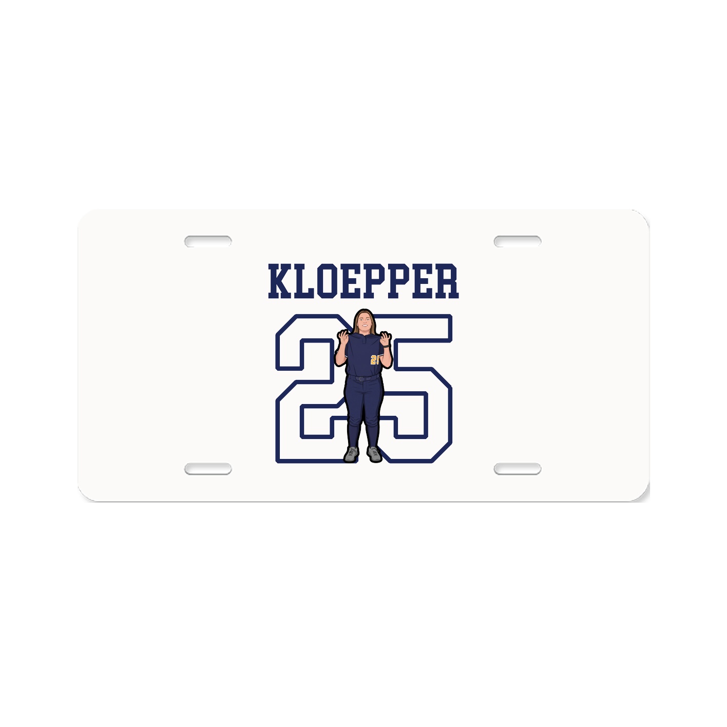 License Plate — Shirsey in Classic
