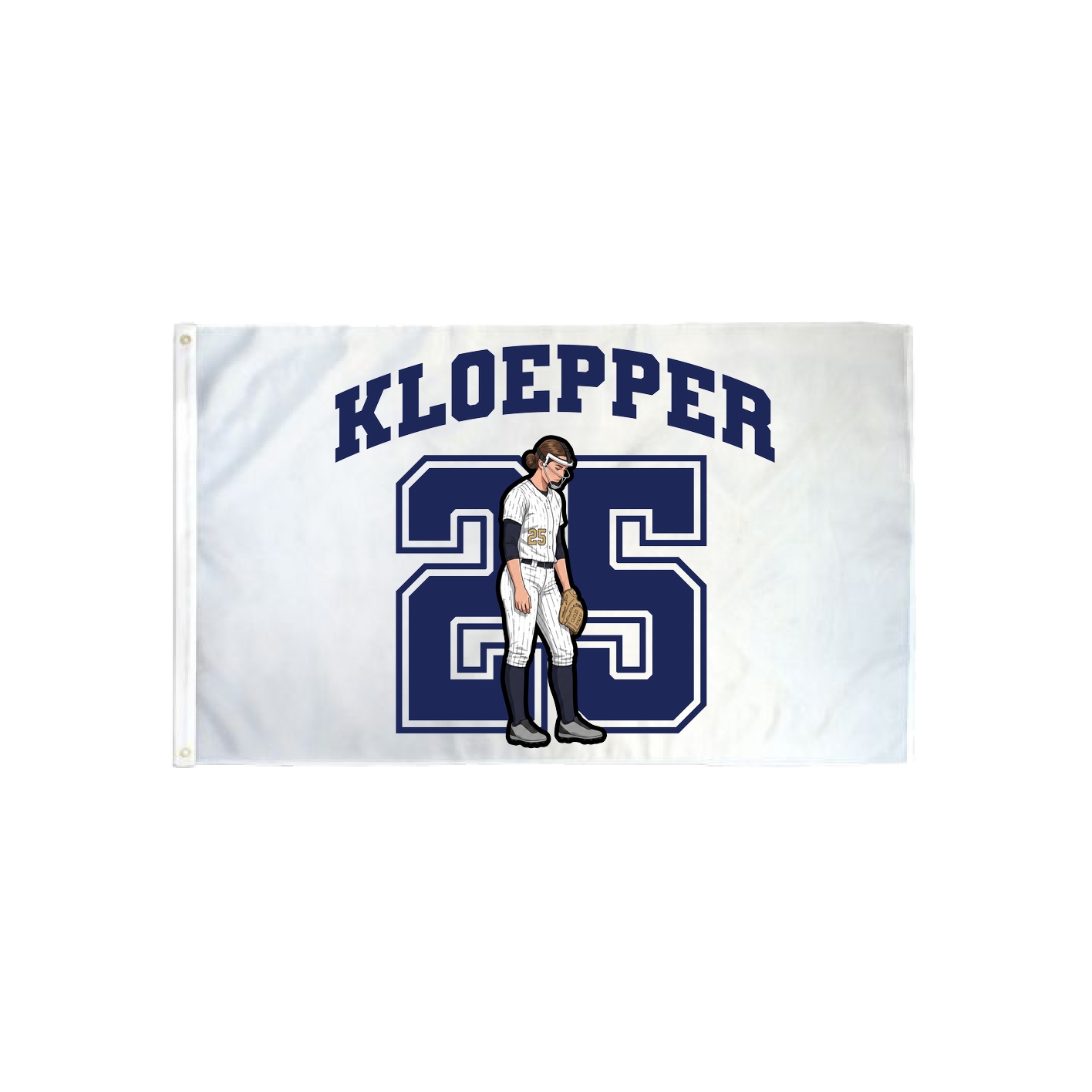 3x5 Flag — Number in Classic