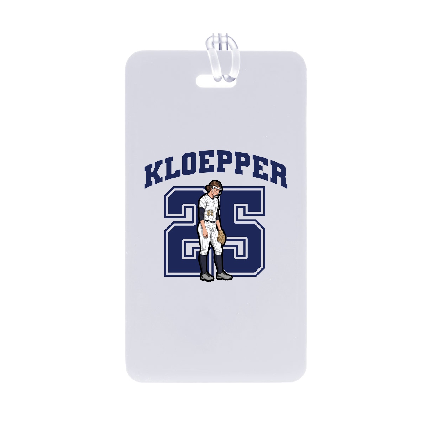 Bag Tag — Number in Classic