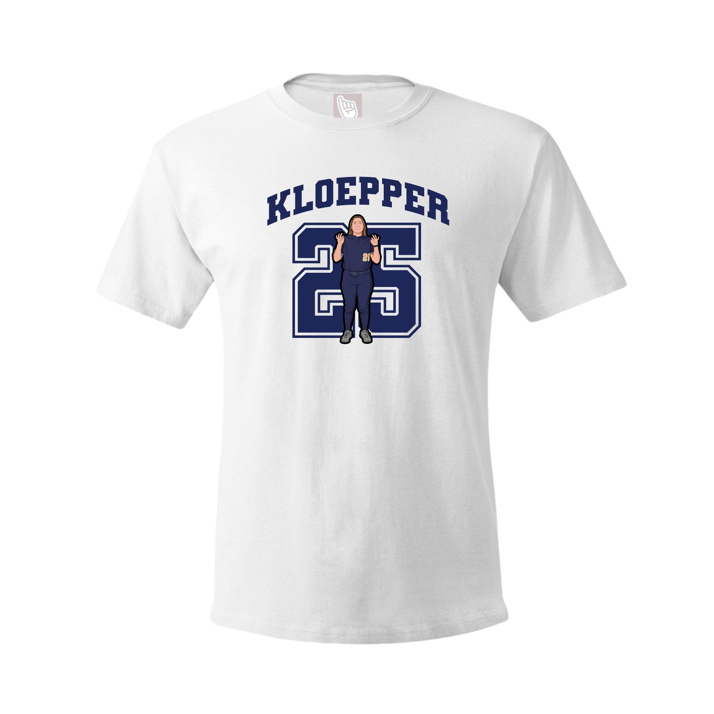 Tee — Number in White