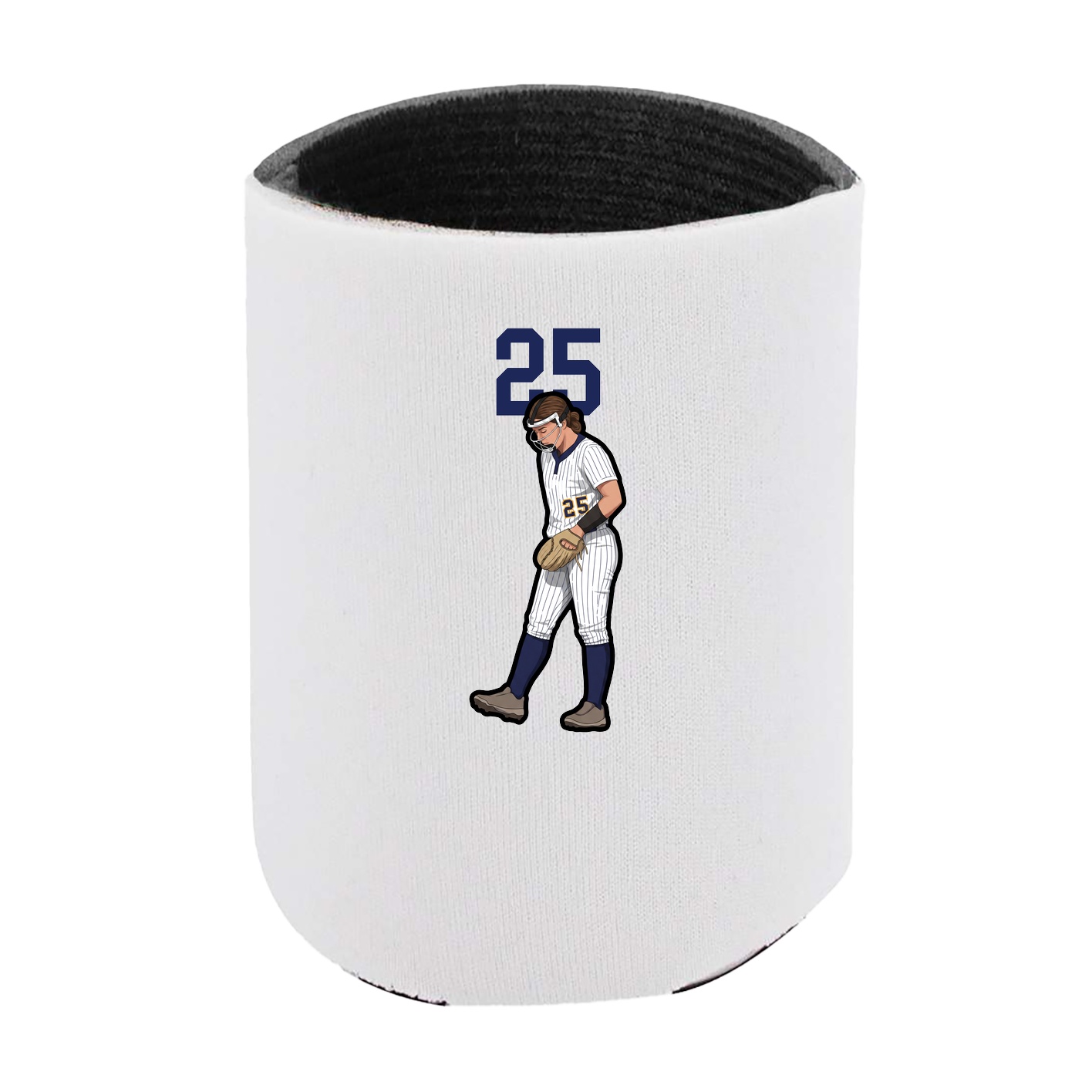 Can Holder — Number Top in White