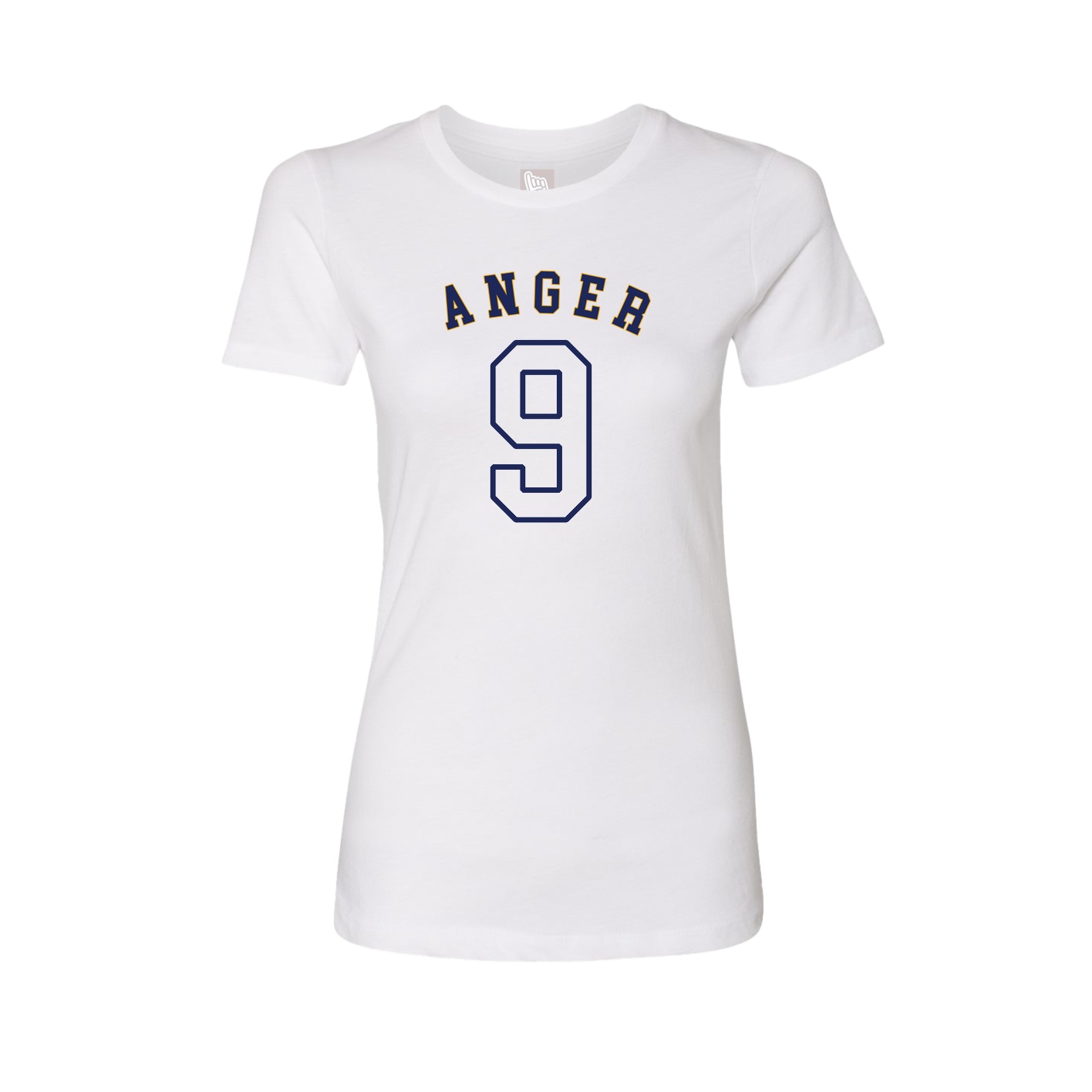 Fitted Women's Tee — Shirsey Arch in White