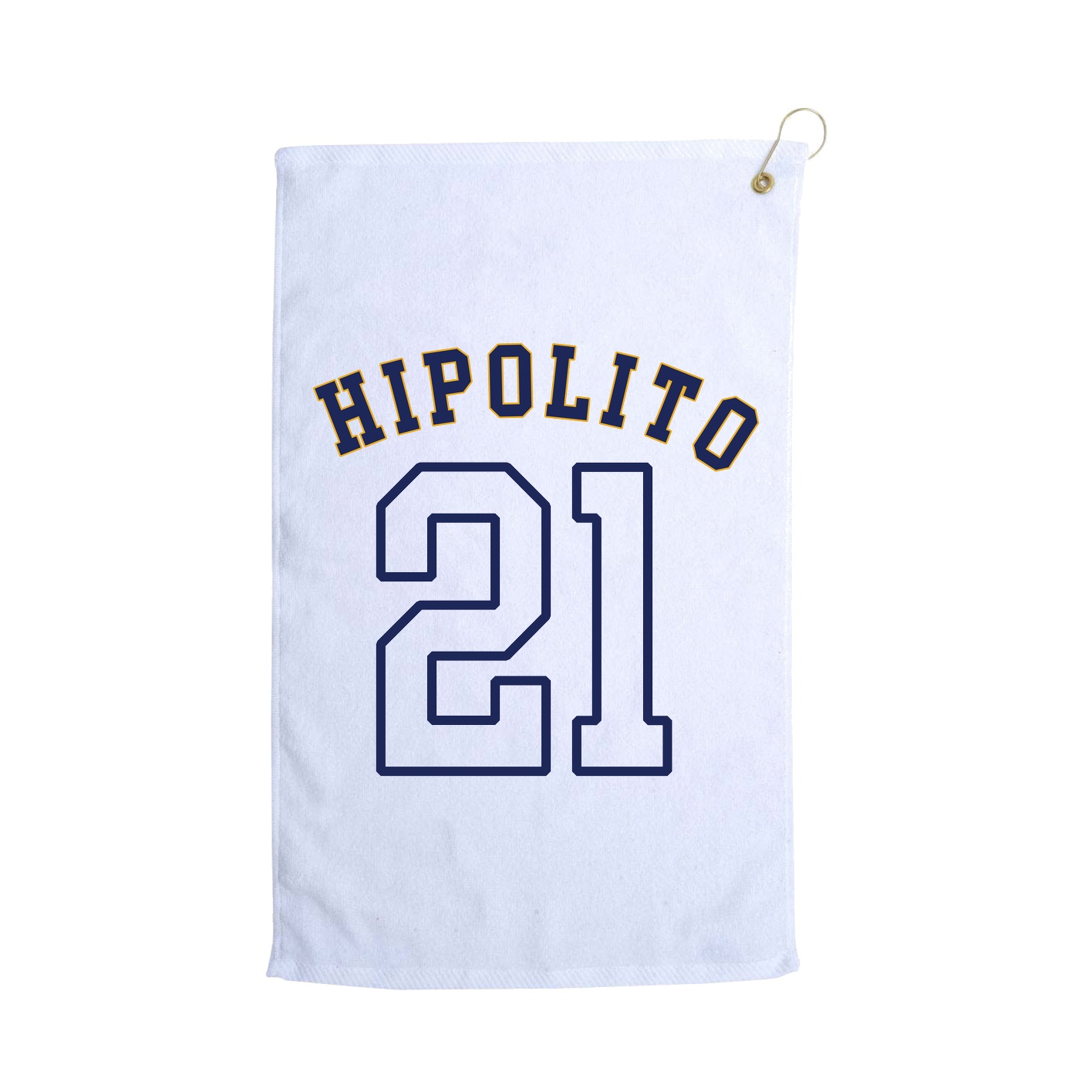 Golf Towel — Shirsey Arch in White