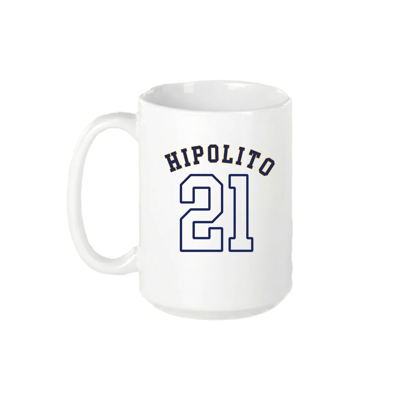 15oz Coffee Mug — Shirsey Arch in White