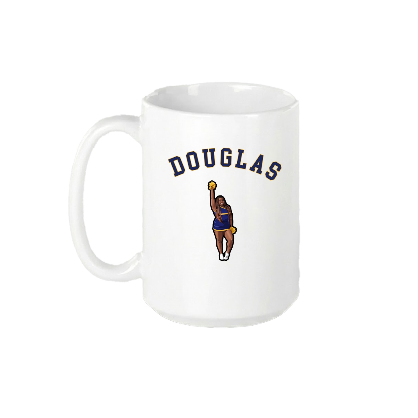 15oz Coffee Mug — Shirsey Arch in White