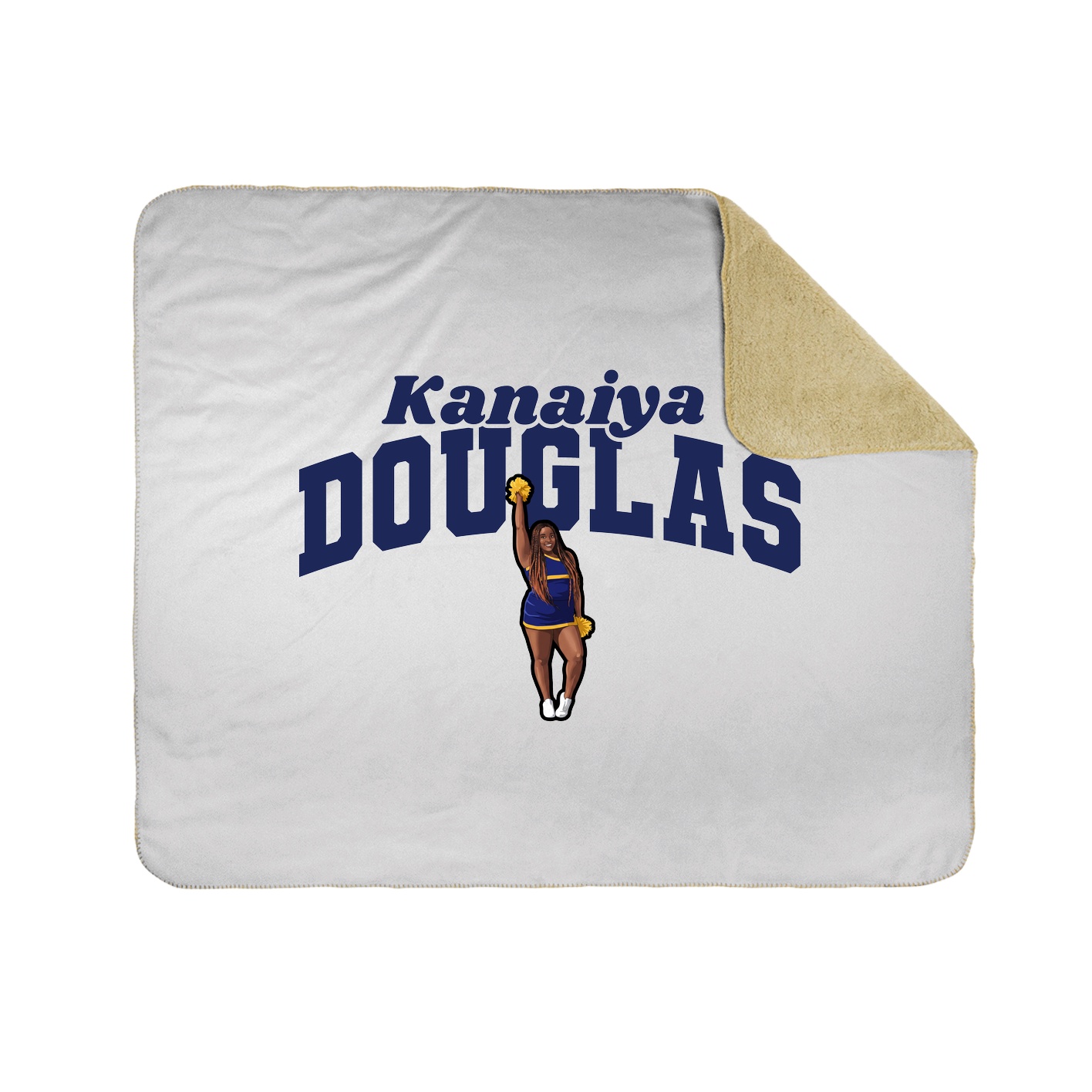 Throw Blanket — Signature Arch in White