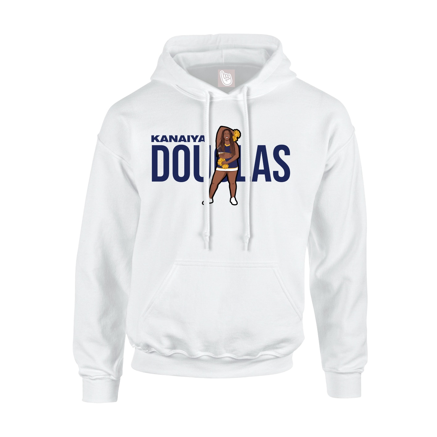 Hoodie — Player Name in White
