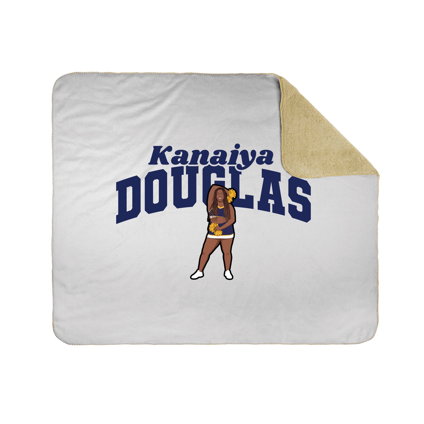 Throw Blanket — Signature Arch in White