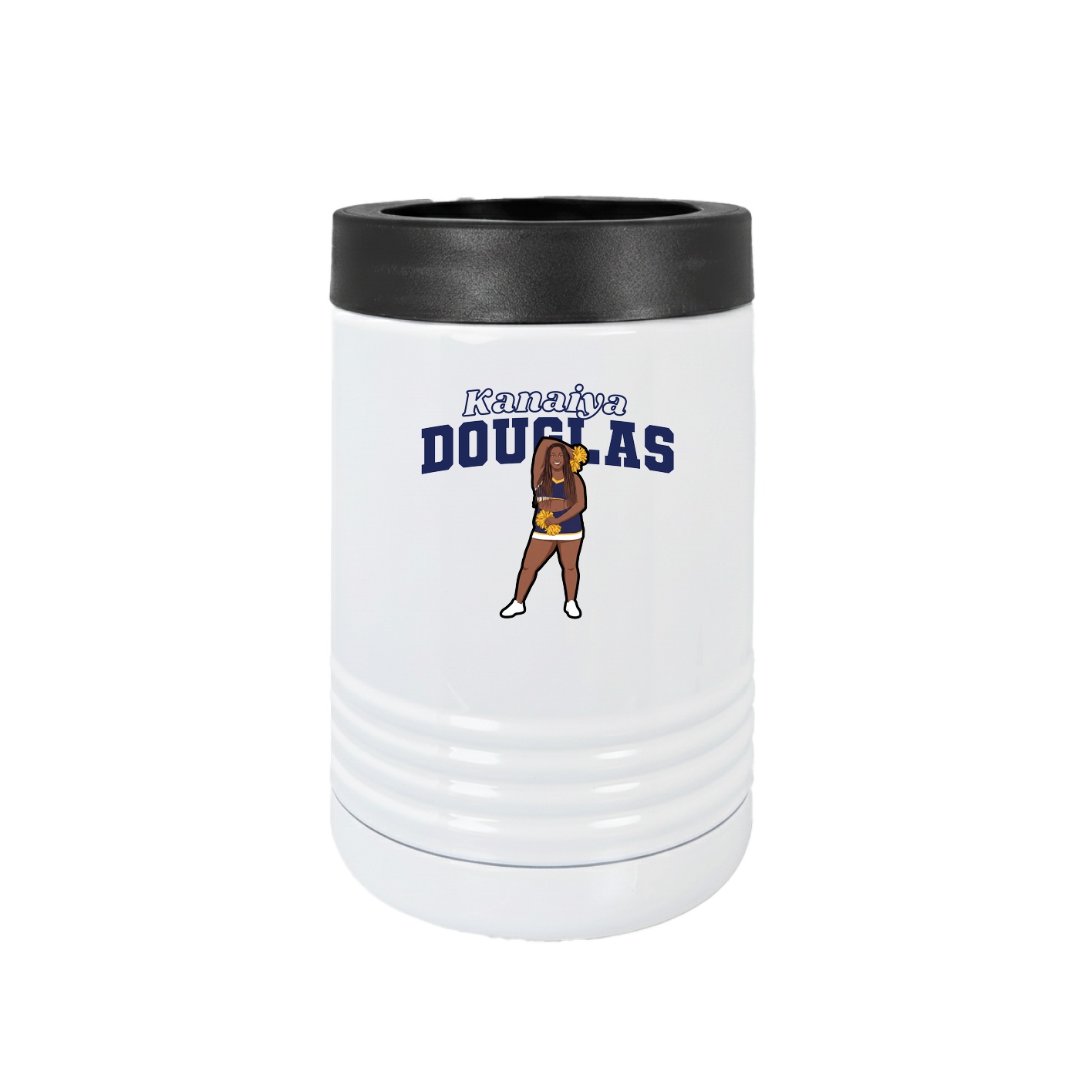 Beverage Holder — Name Arch in White
