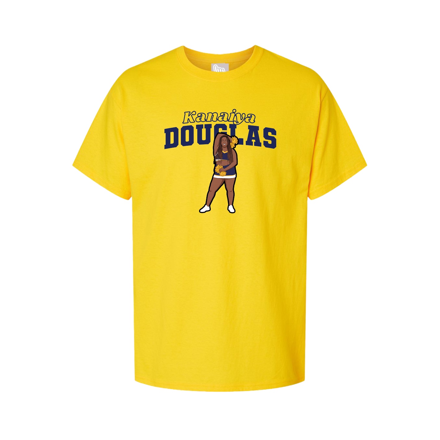 Youth Tee — Name Arch in Gold