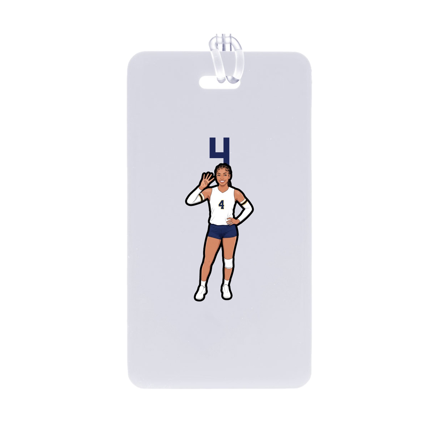 Bag Tag — Number Top in Classic
