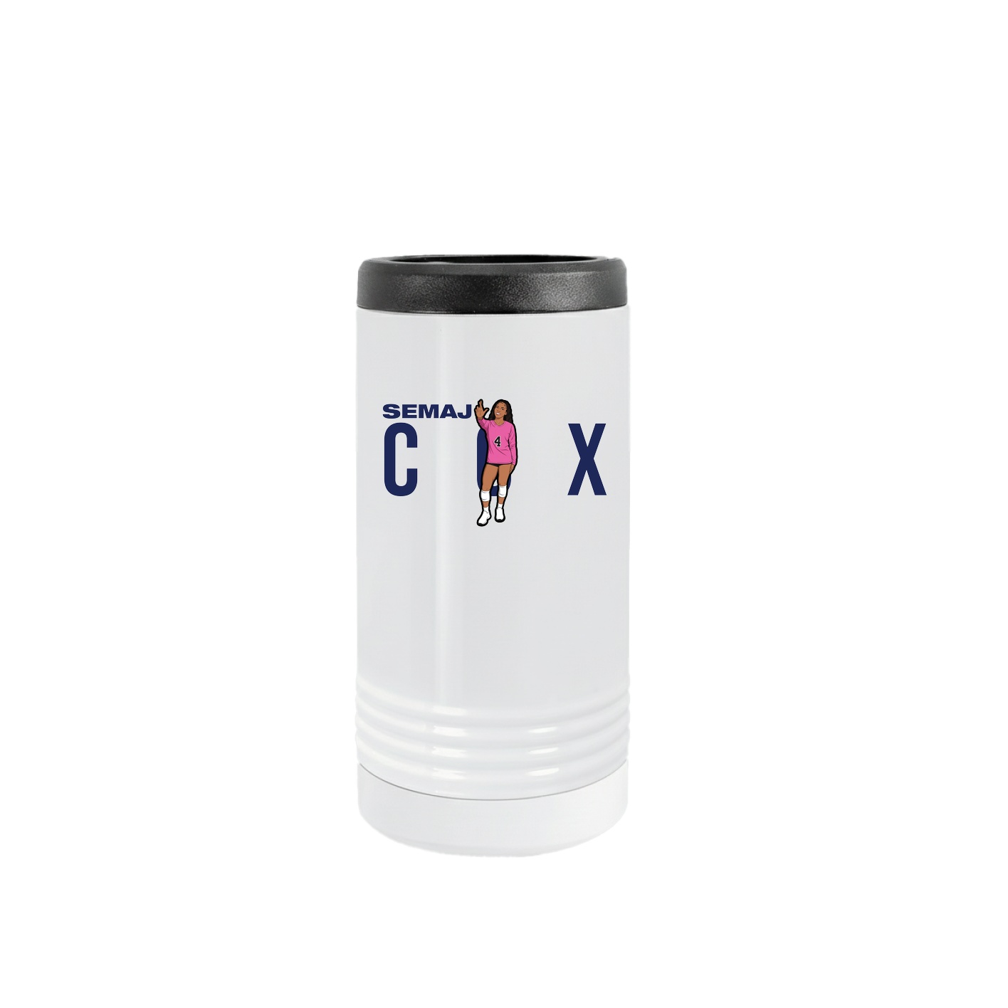 Slim Beverage Holder — Player Name in White
