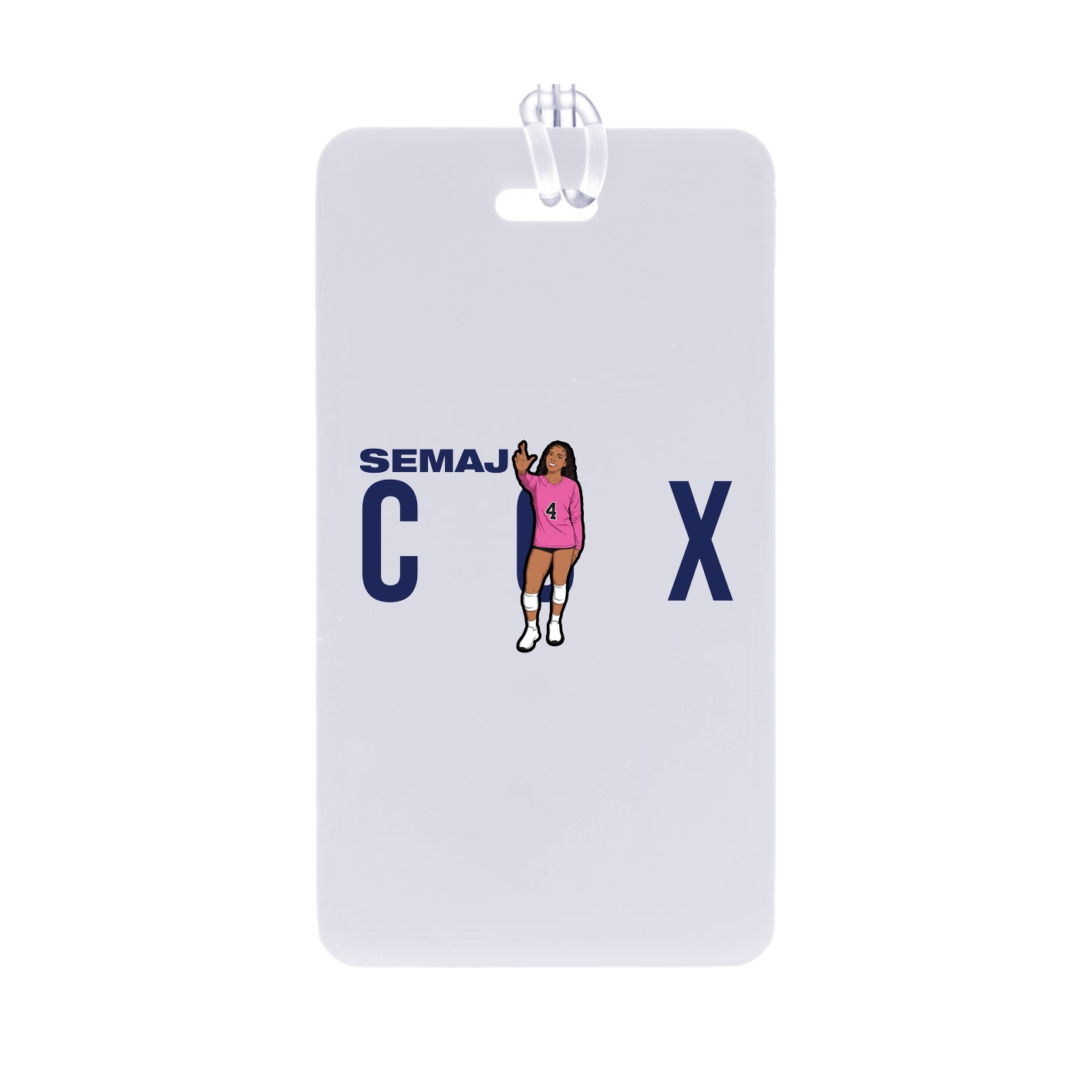 Bag Tag — Player Name in Classic
