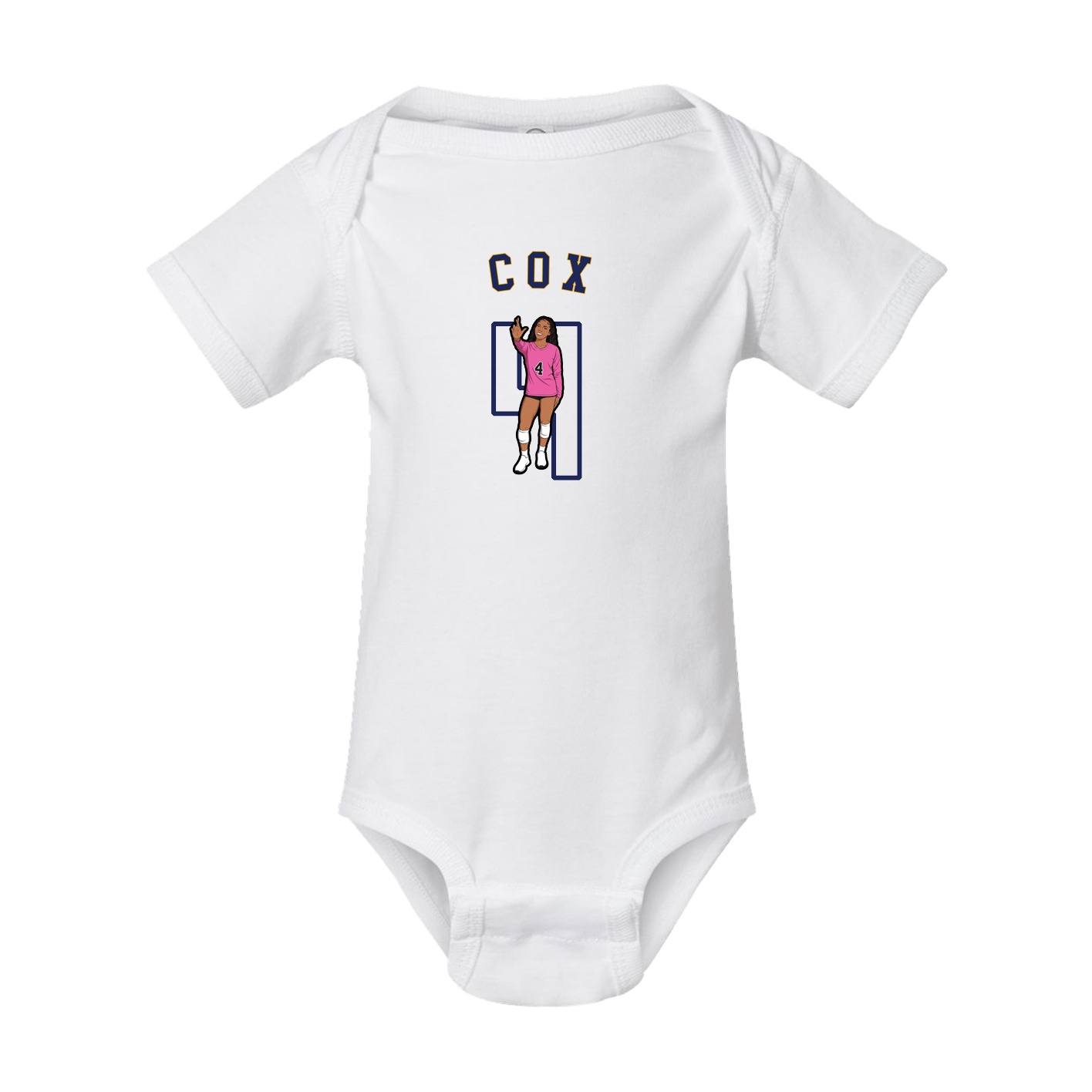 Baby Onesie — Shirsey Arch in White