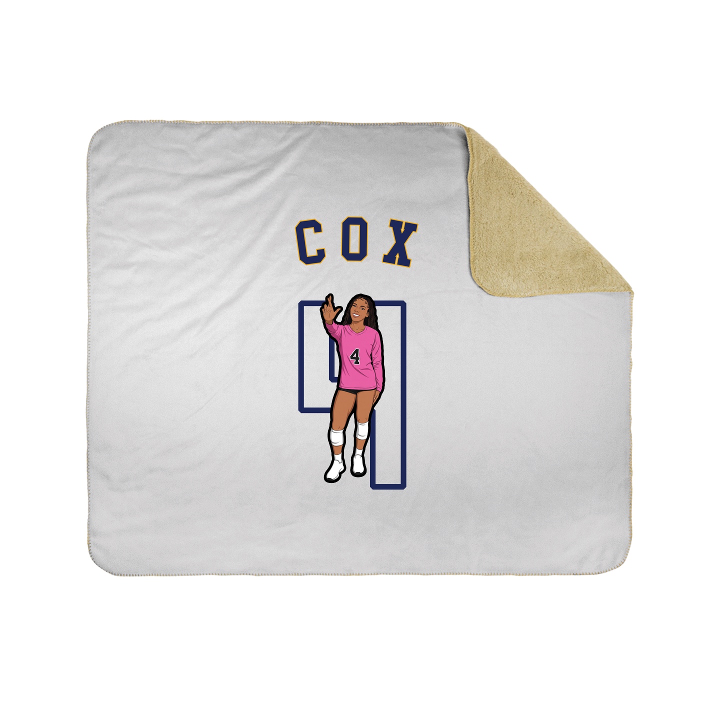 Throw Blanket — Shirsey Arch in White