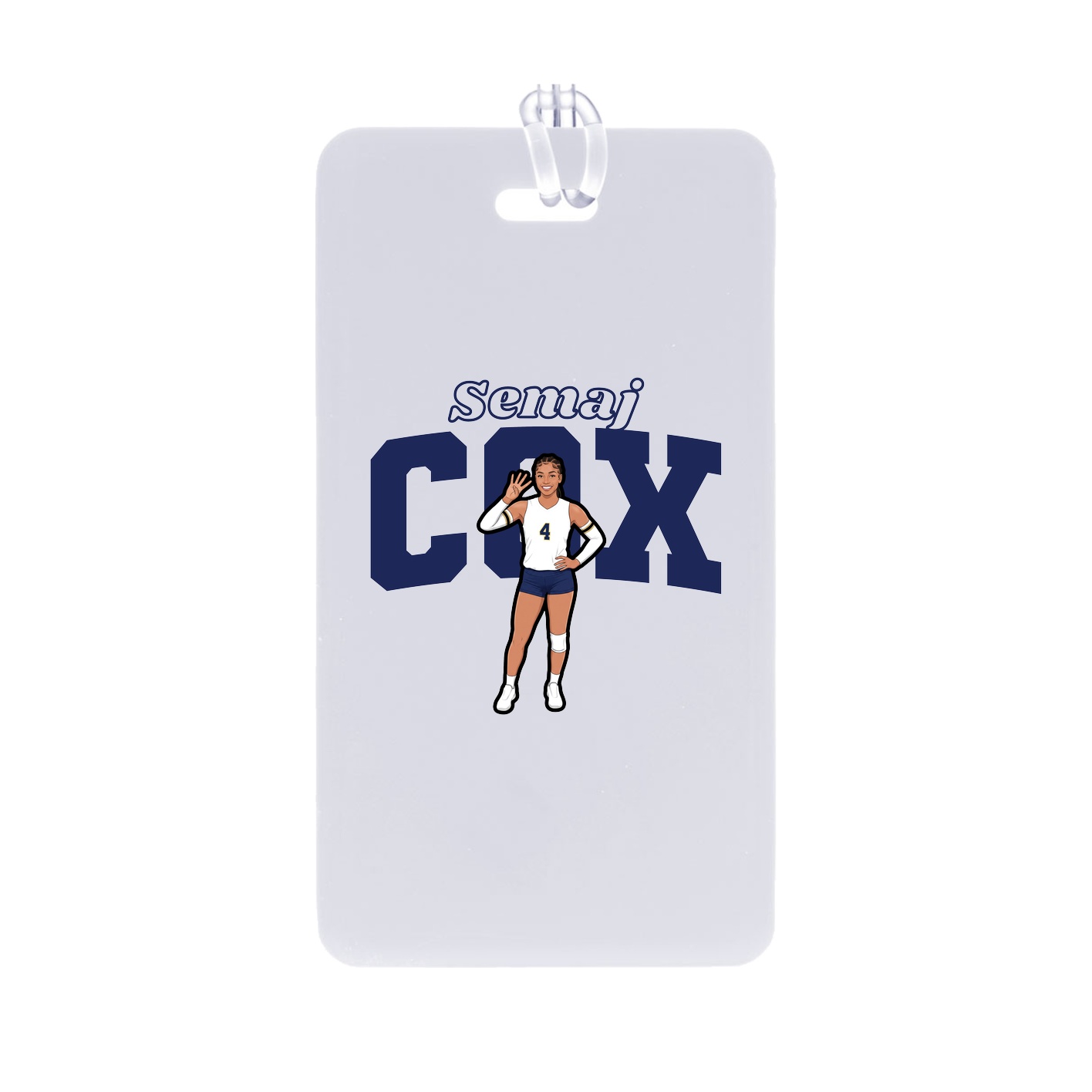 Bag Tag — Name Arch in Classic