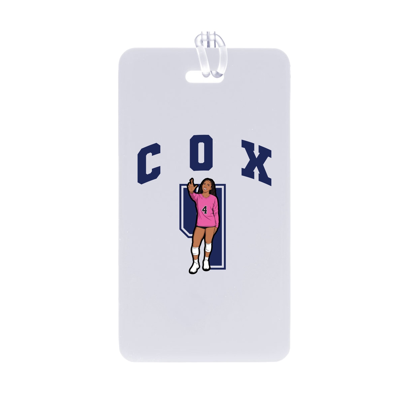 Bag Tag — Number in Classic