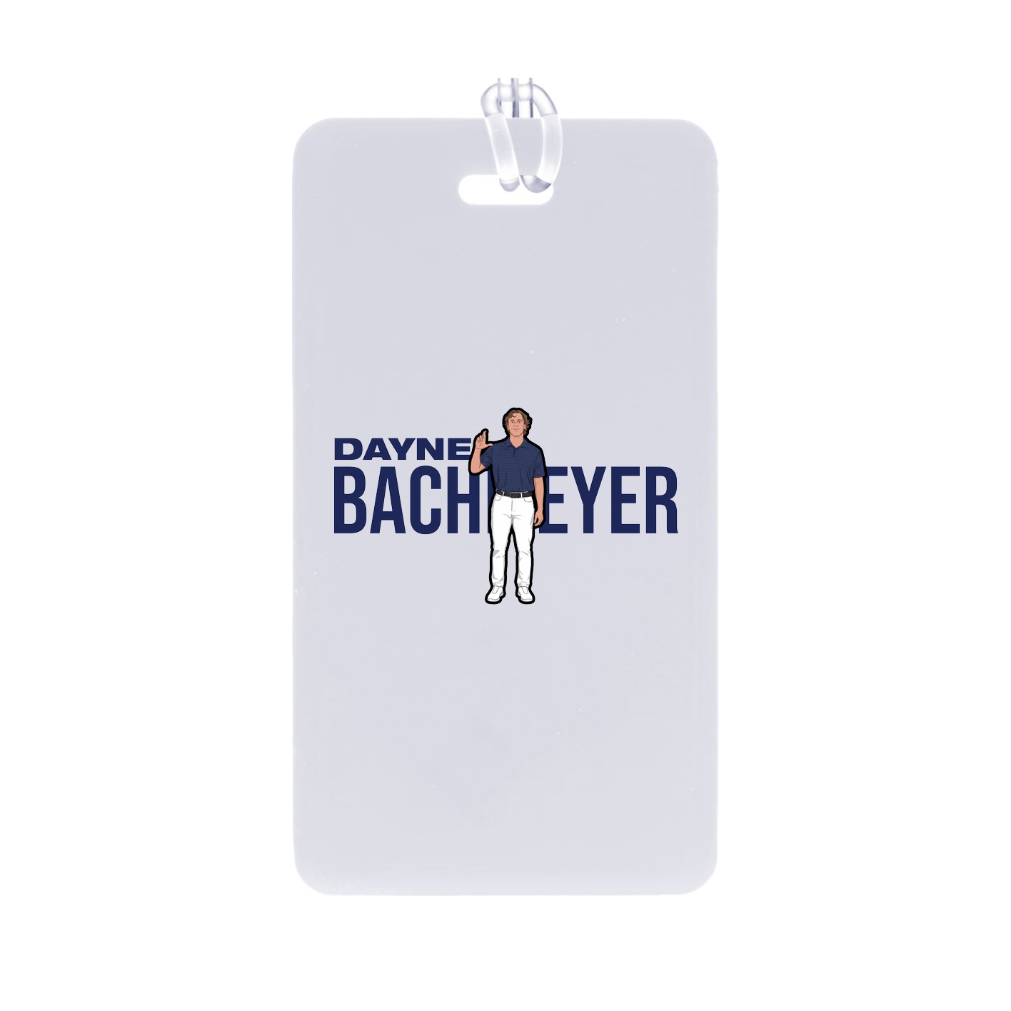 Bag Tag — Player Name in Classic