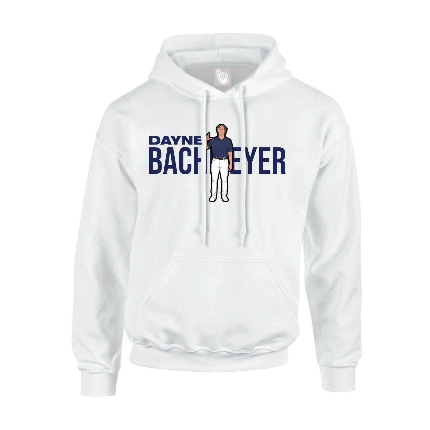 Hoodie — Player Name in White