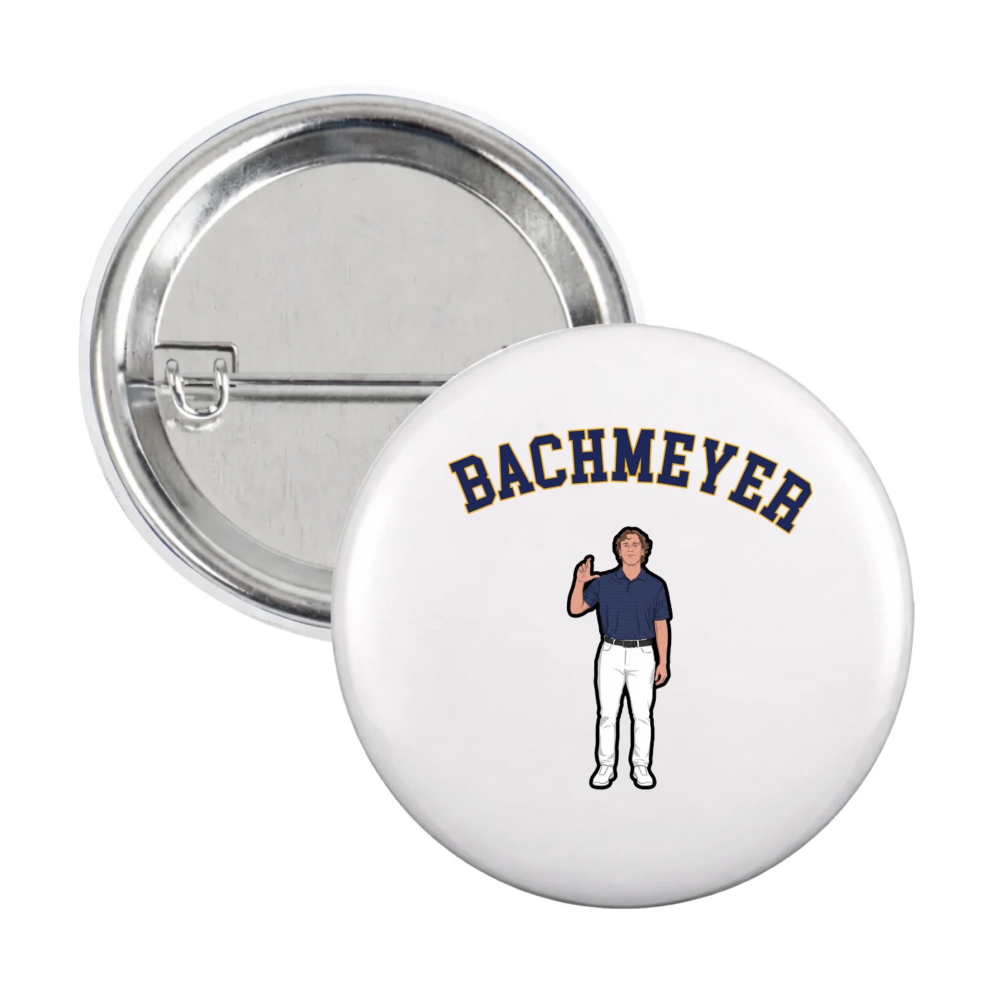 Game Day Button — Shirsey Arch in White