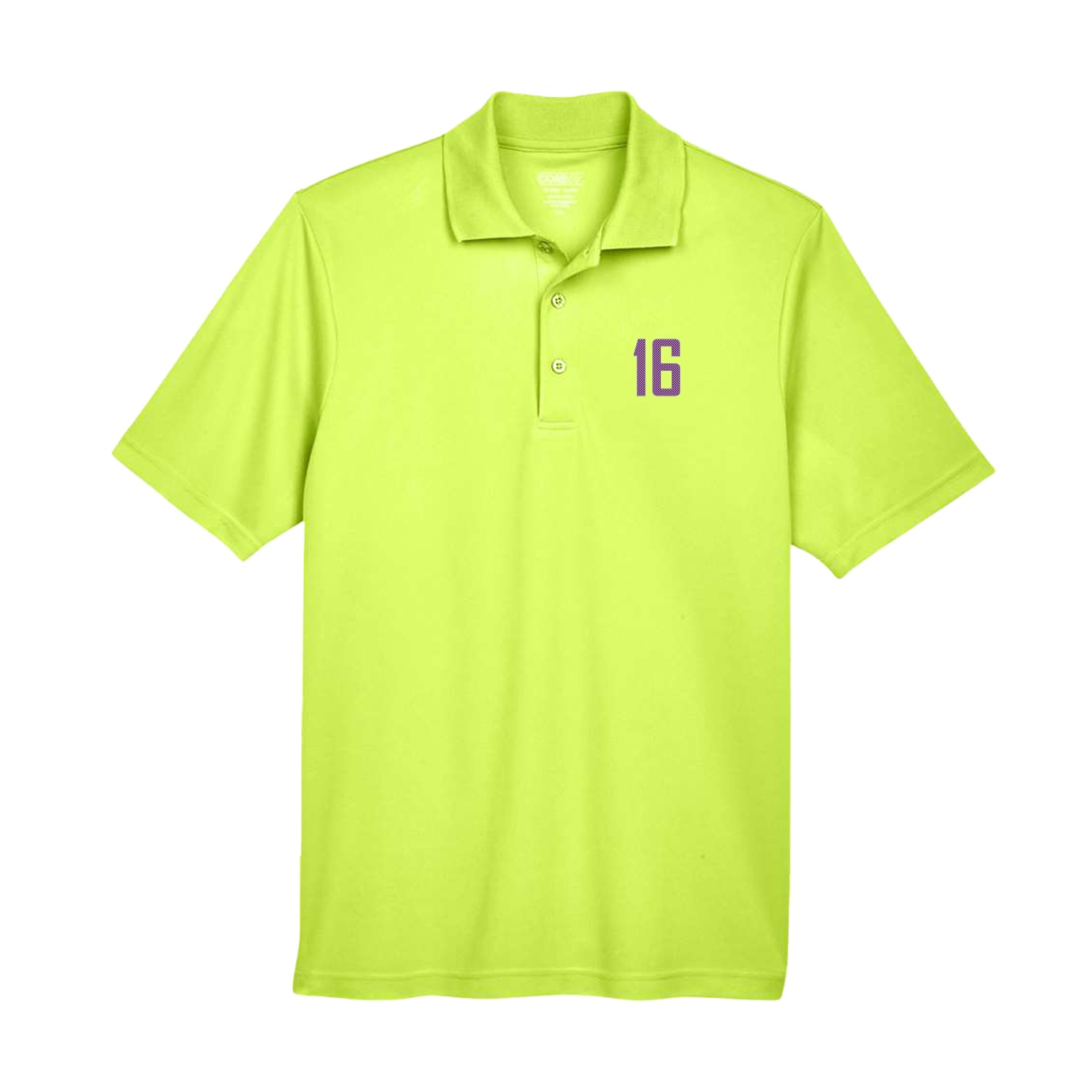 Performance Polo — Front Shirsy in Yellow