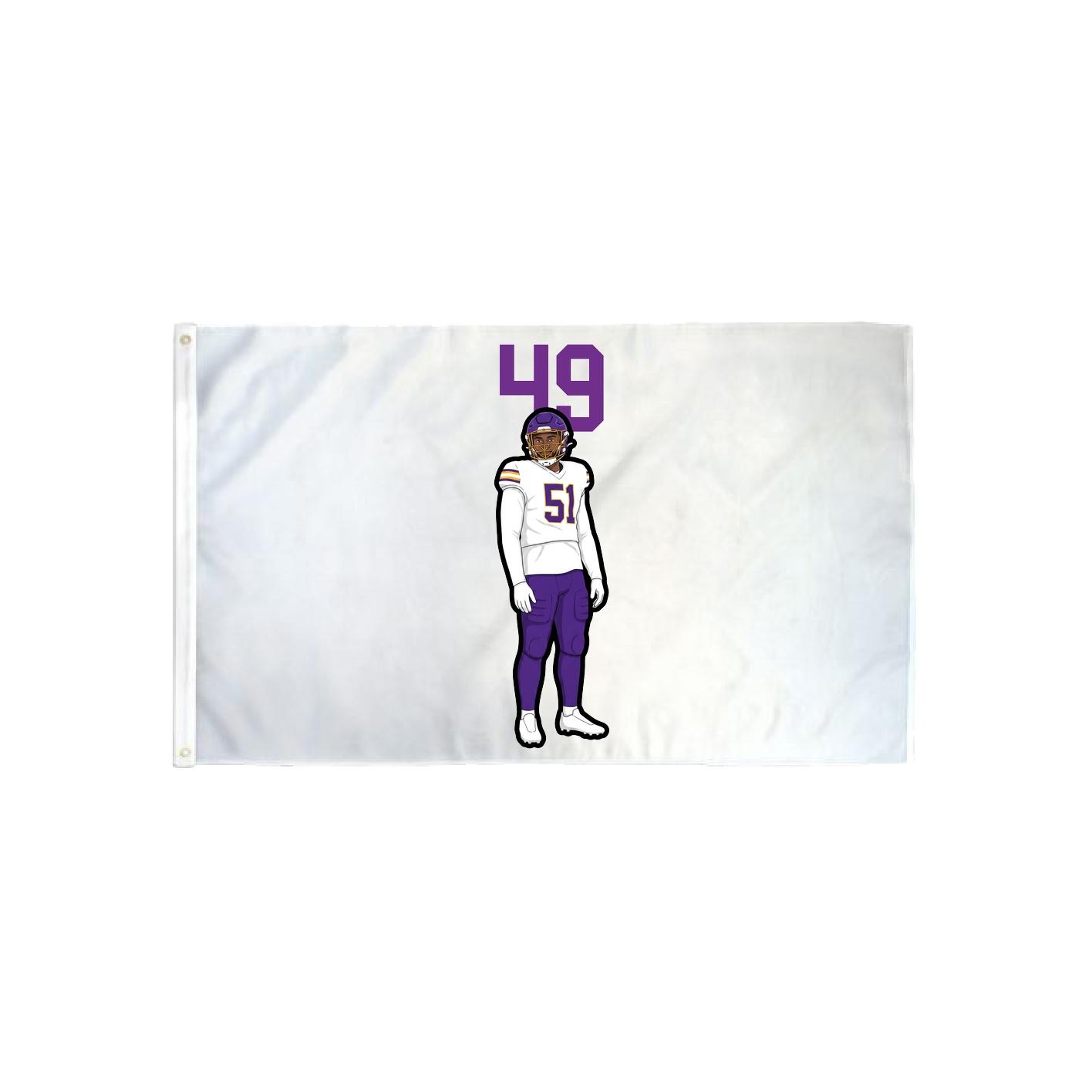 3x5 Flag — Number Top in Classic