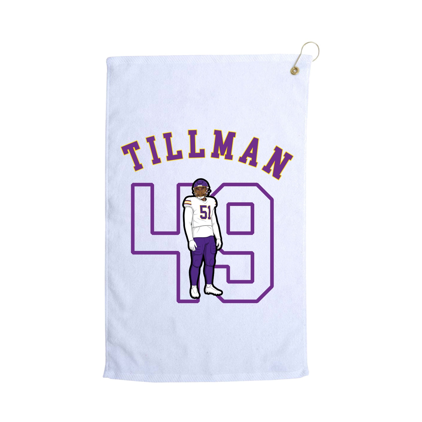 Golf Towel — Shirsey Arch in White