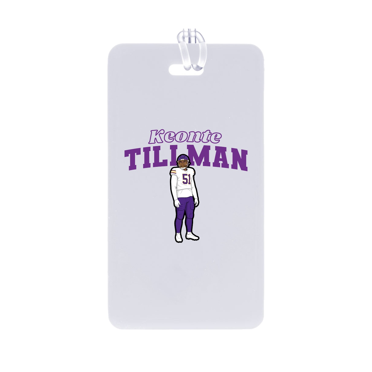 Bag Tag — Name Arch in Classic