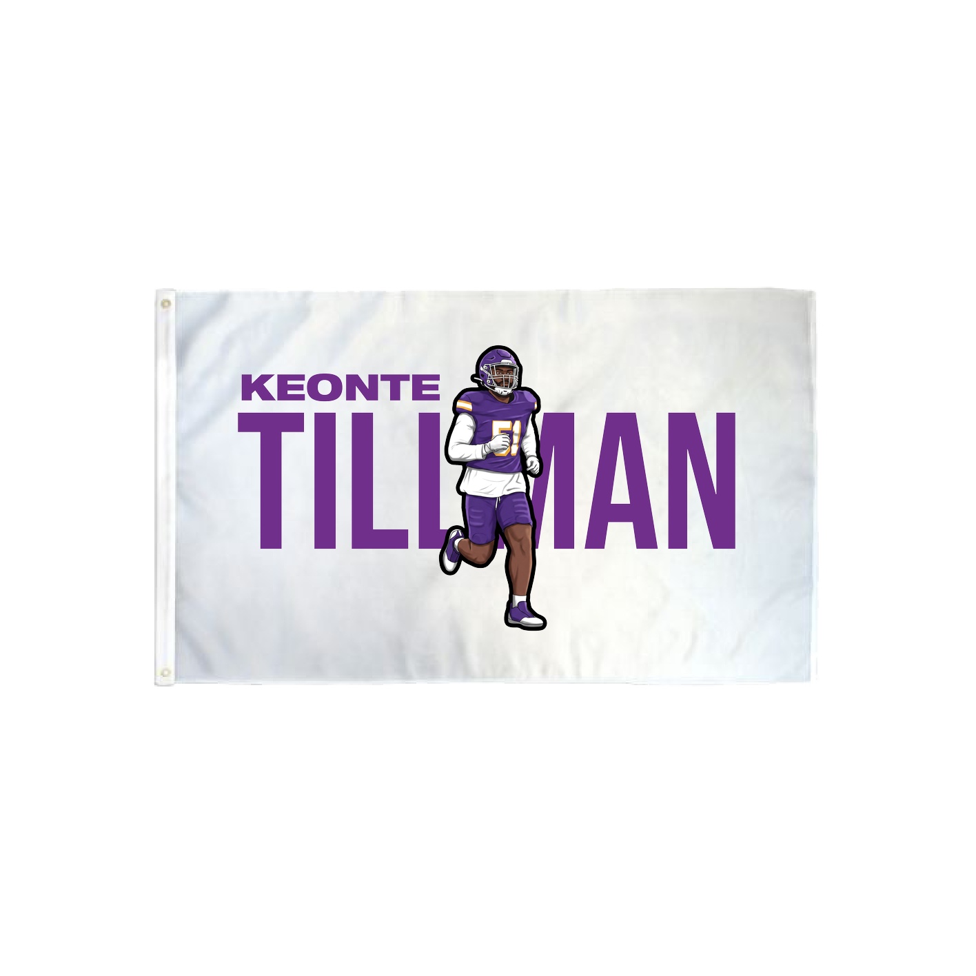 3x5 Flag — Player Name in Classic