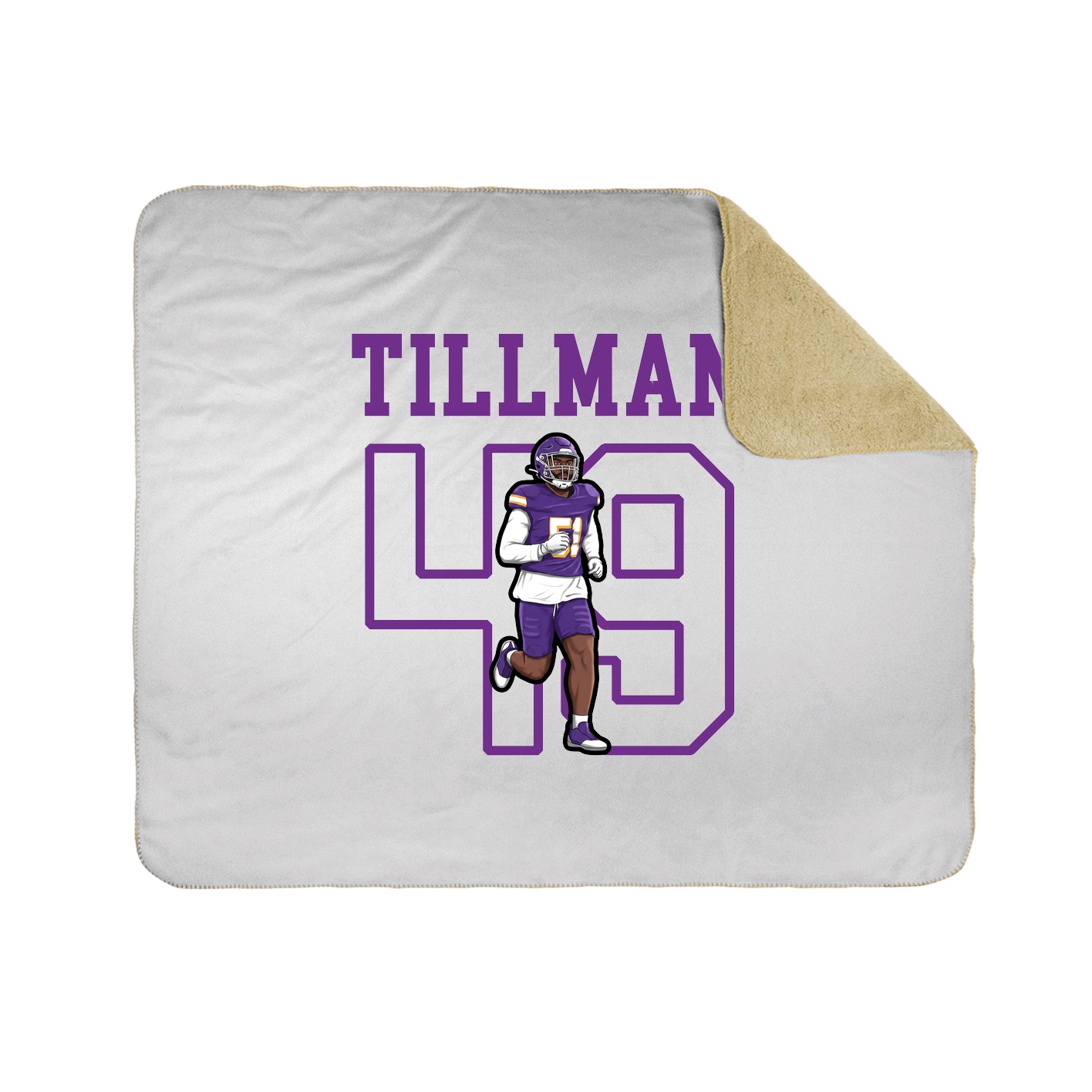 Throw Blanket — Shirsey in White