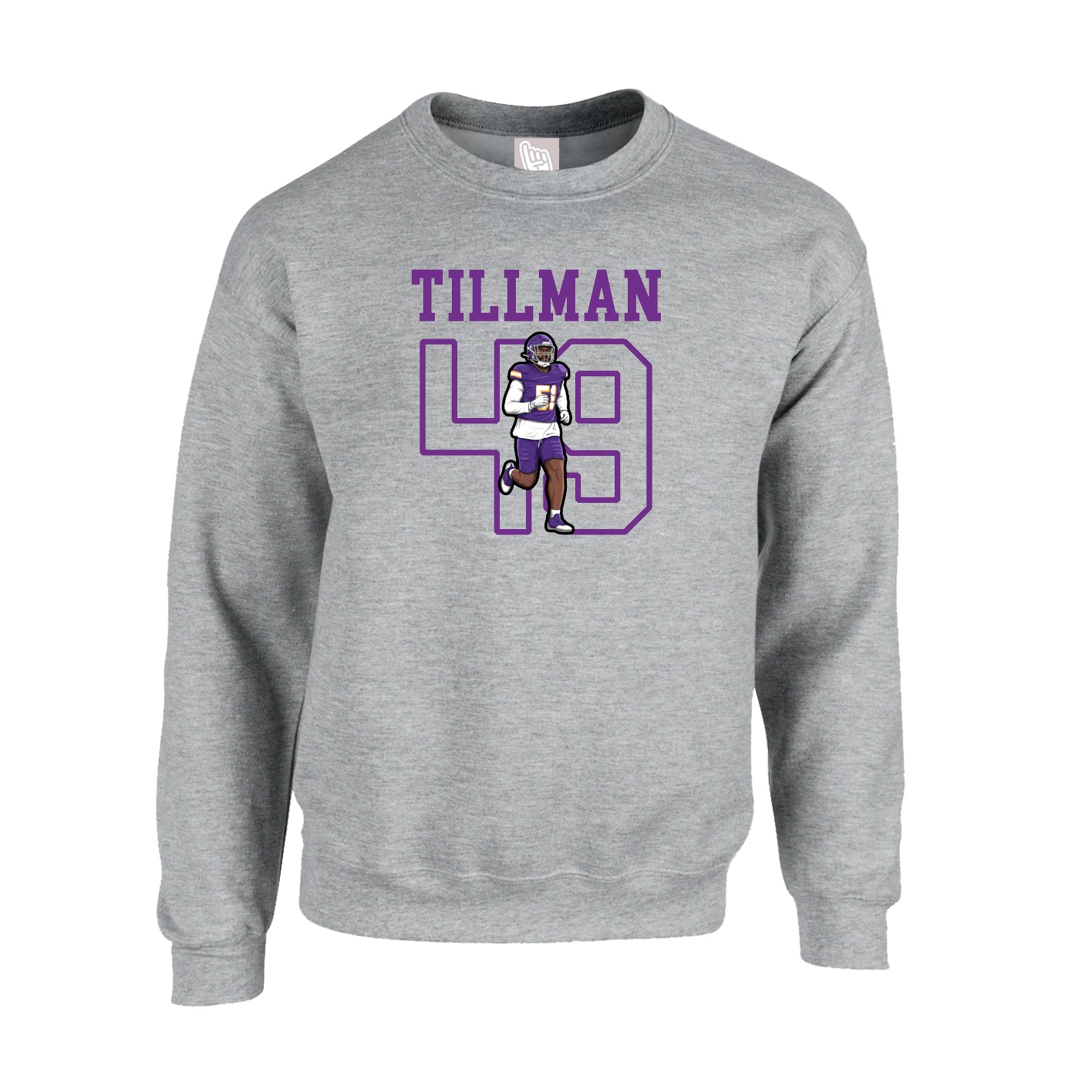 Fleece Crew — Shirsey in Grey