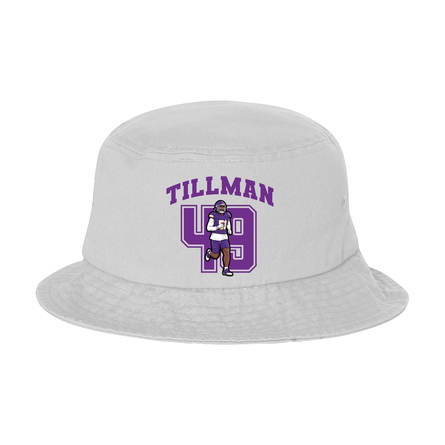 Bucket Cap — Number in White