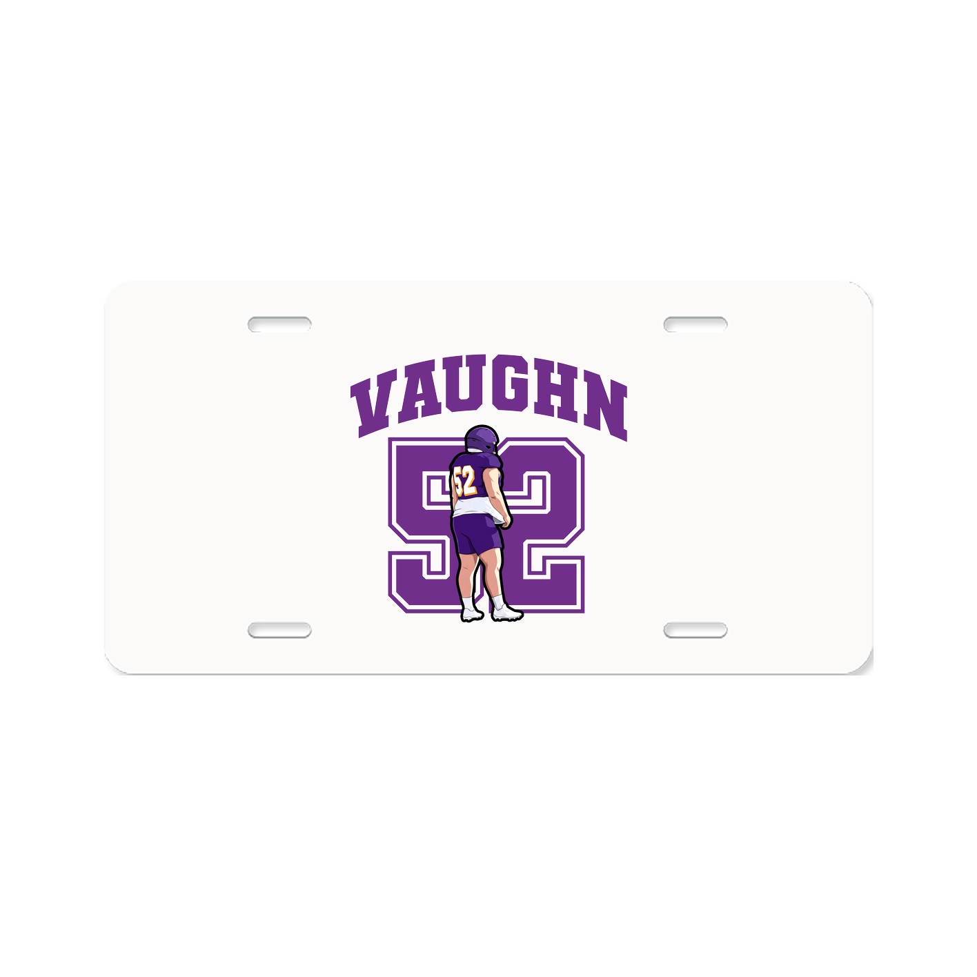 License Plate — Number in Classic