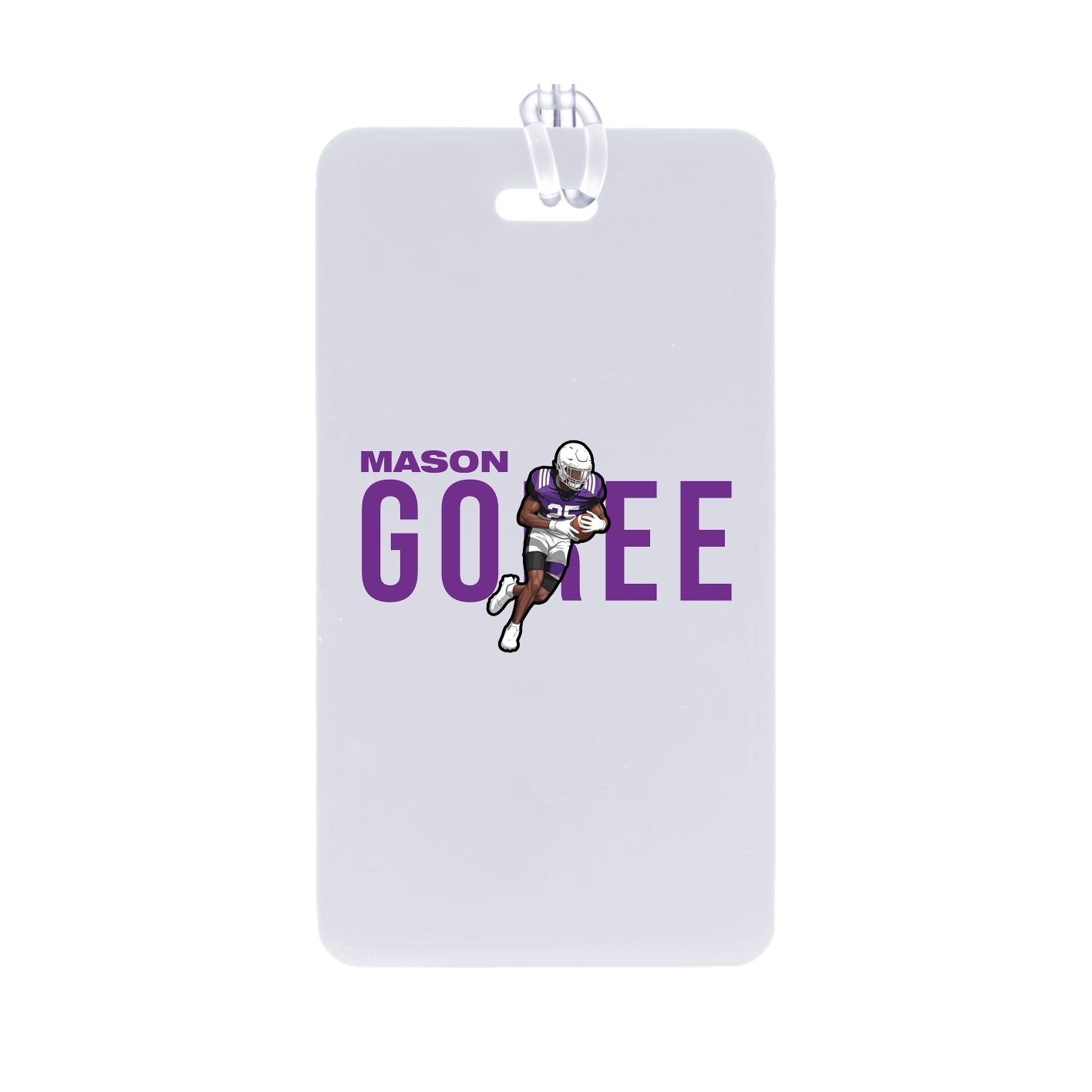 Bag Tag — Player Name in Classic