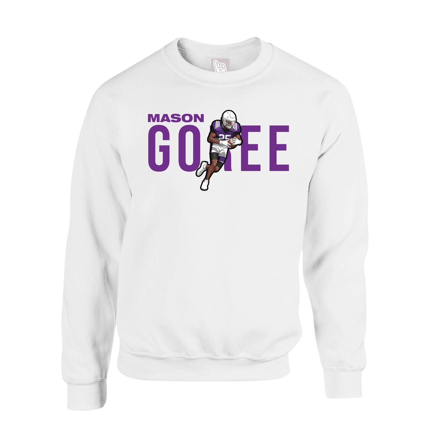 Fleece Crew — Player Name in White