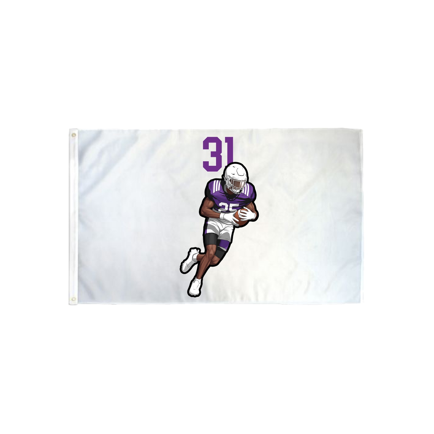 3x5 Flag — Number Top in Classic
