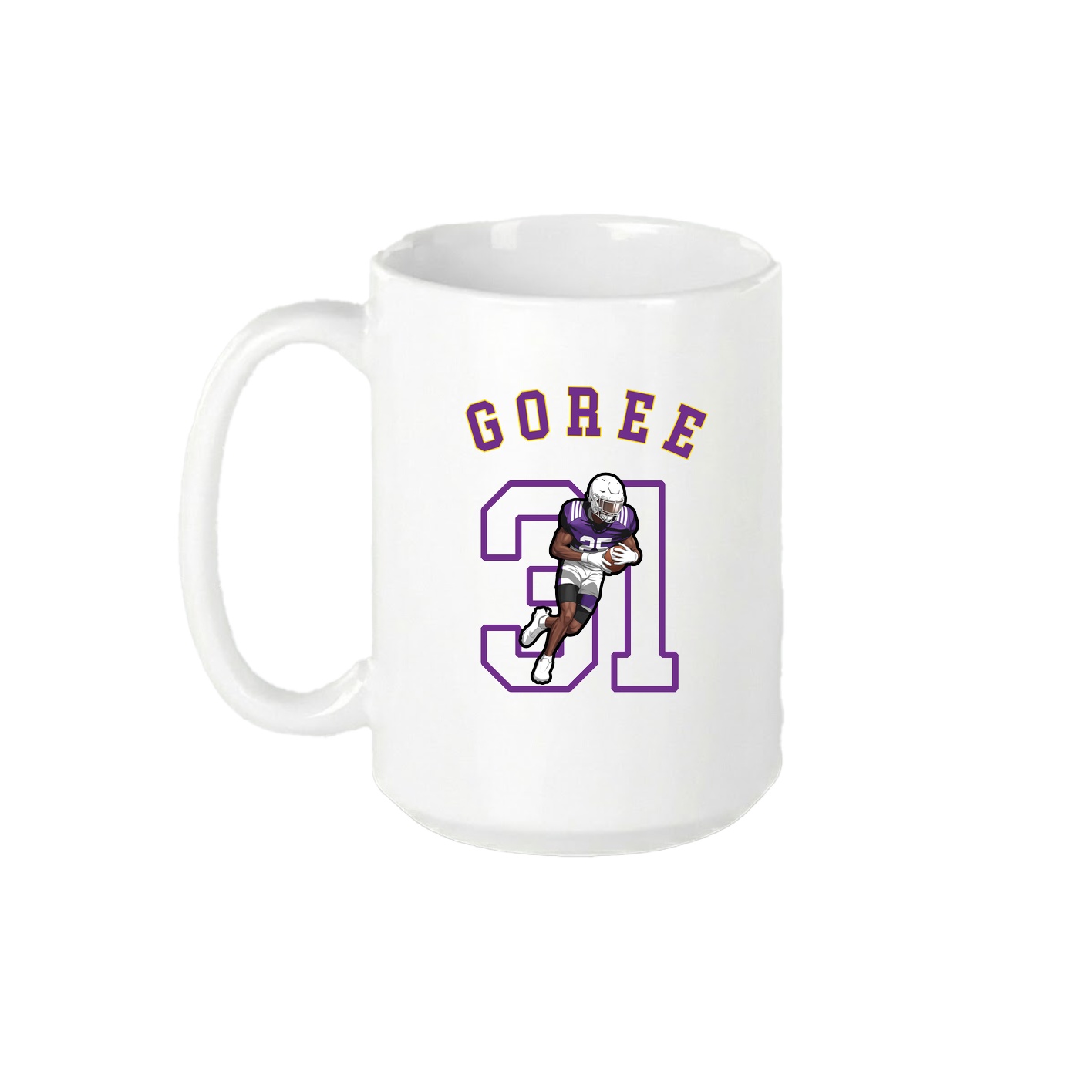 15oz Coffee Mug — Shirsey Arch in White