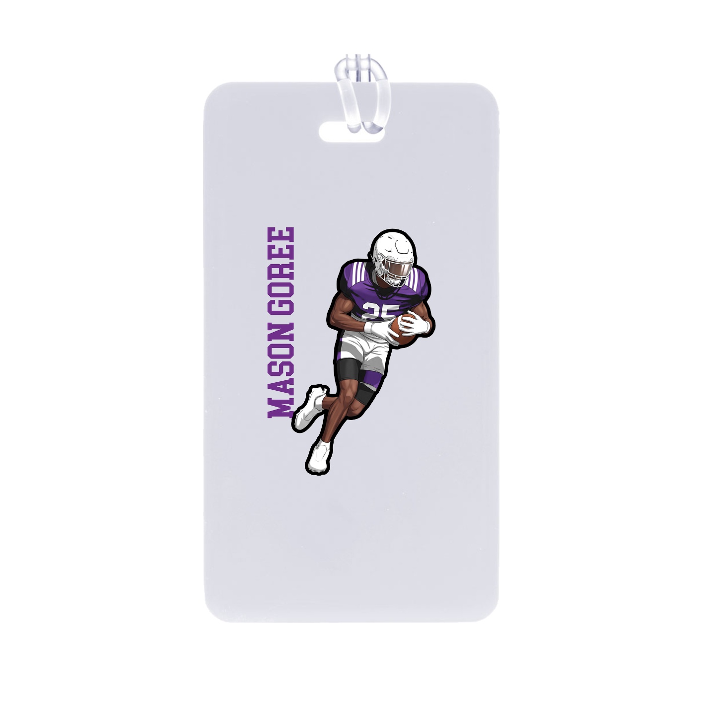 Bag Tag — Name Vertical in Classic
