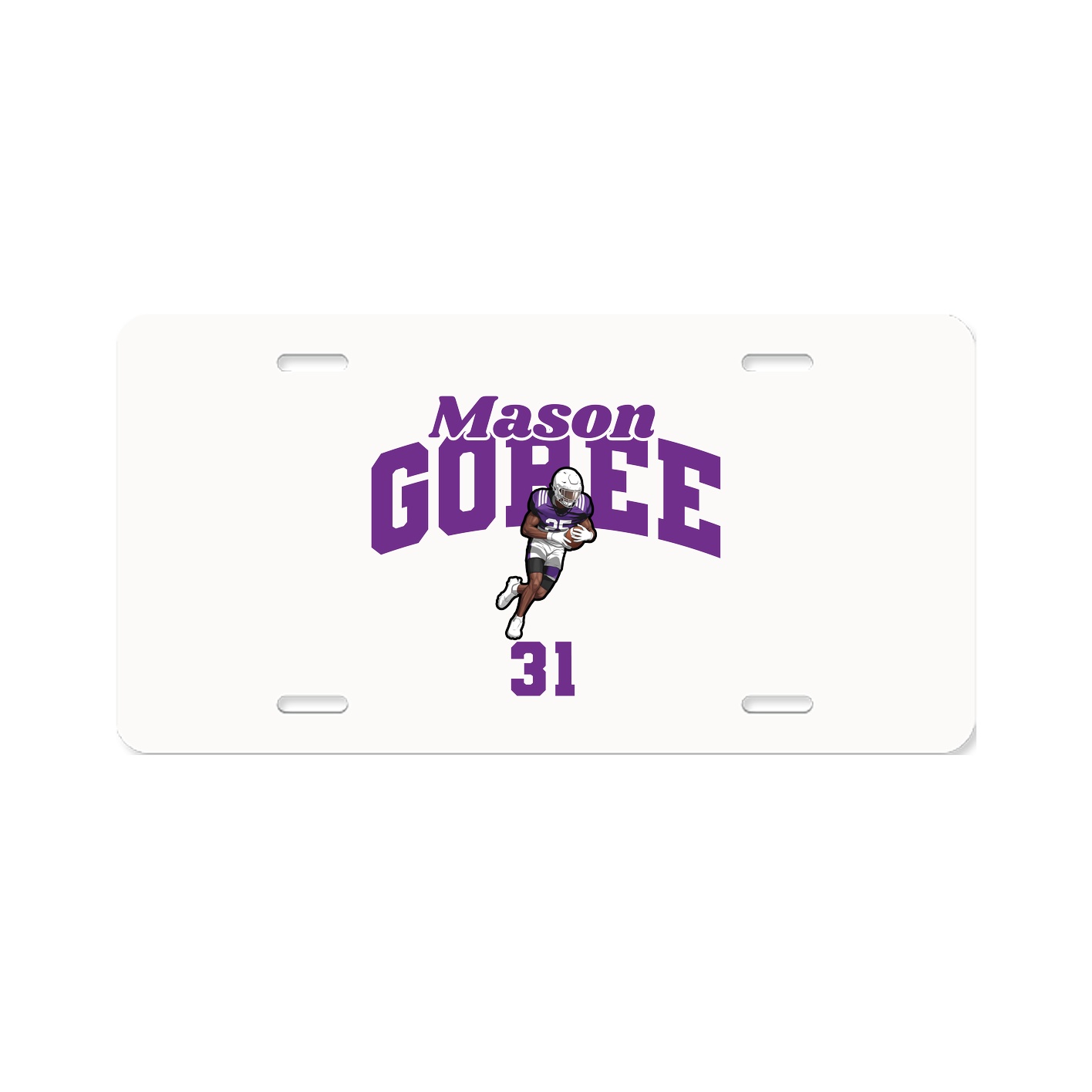 License Plate — Signature Arch in Classic