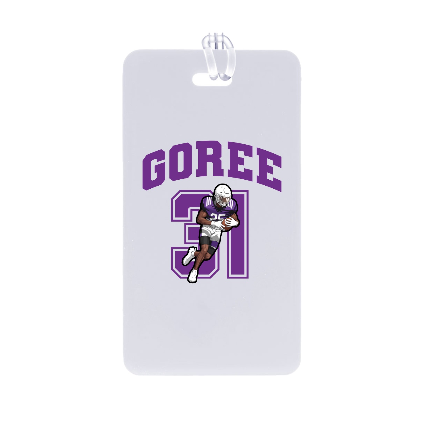 Bag Tag — Number in Classic