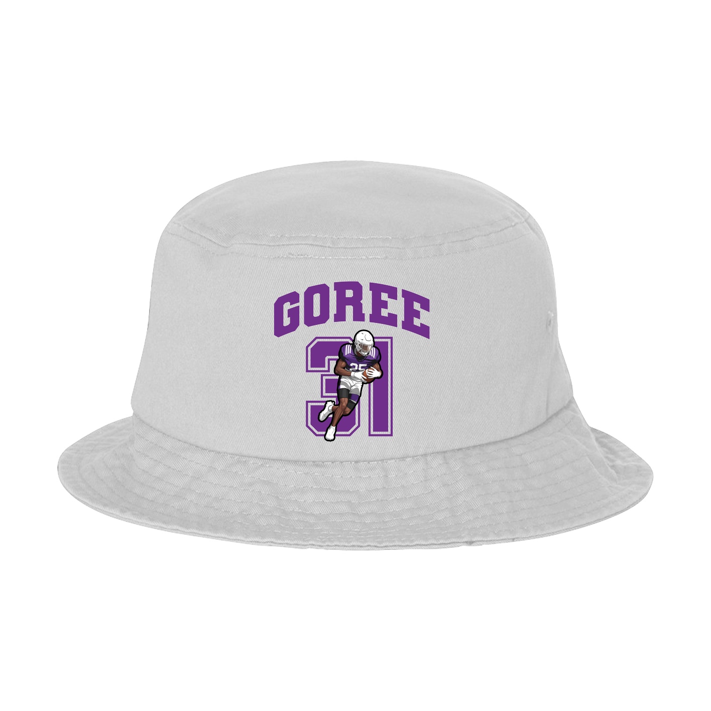 Bucket Cap — Number in White