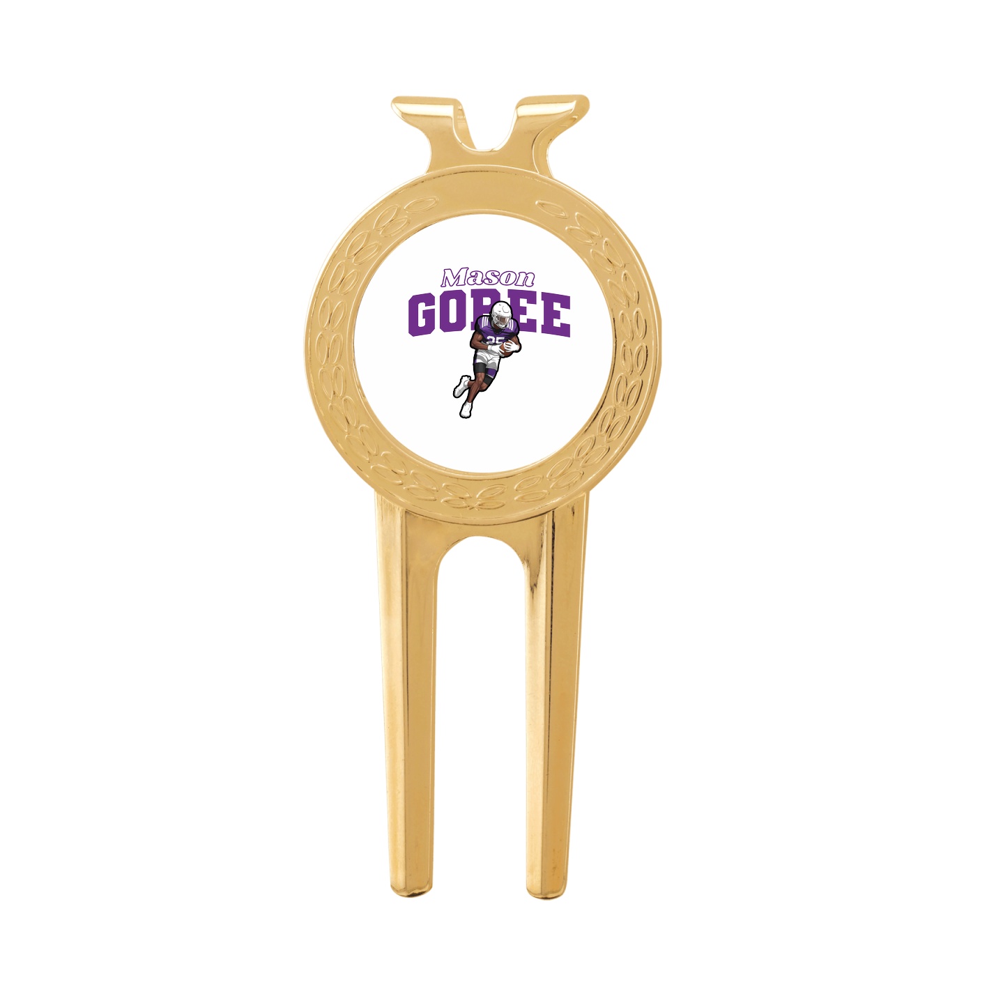 Divot Tool with Ball Marker — Name Arch in Classic